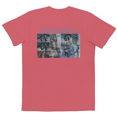 Animazing garment-dyed pocket t-shirt