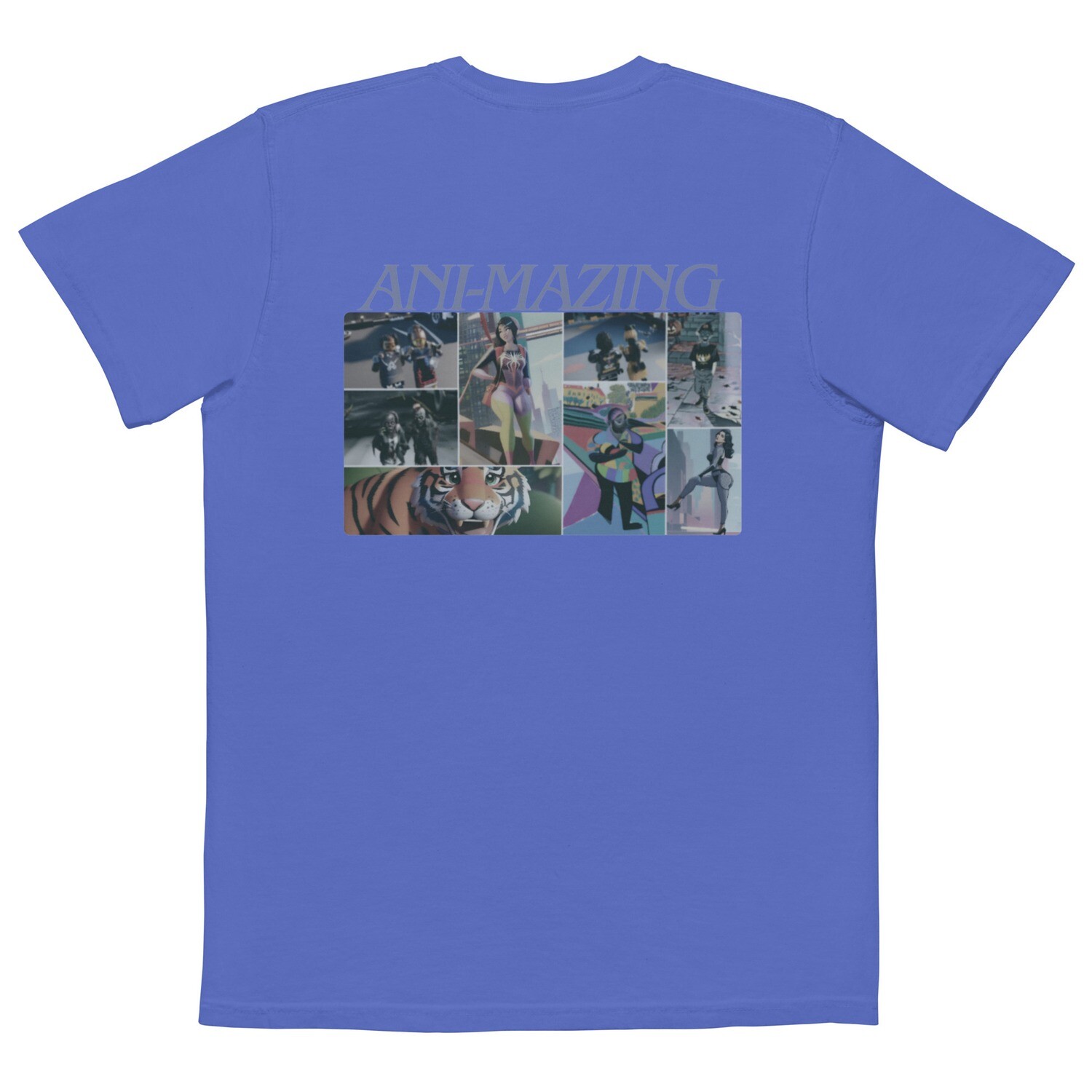 Animazing garment-dyed pocket t-shirt