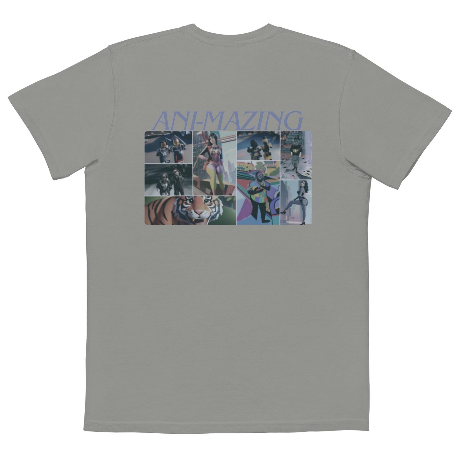 Animazing garment-dyed pocket t-shirt