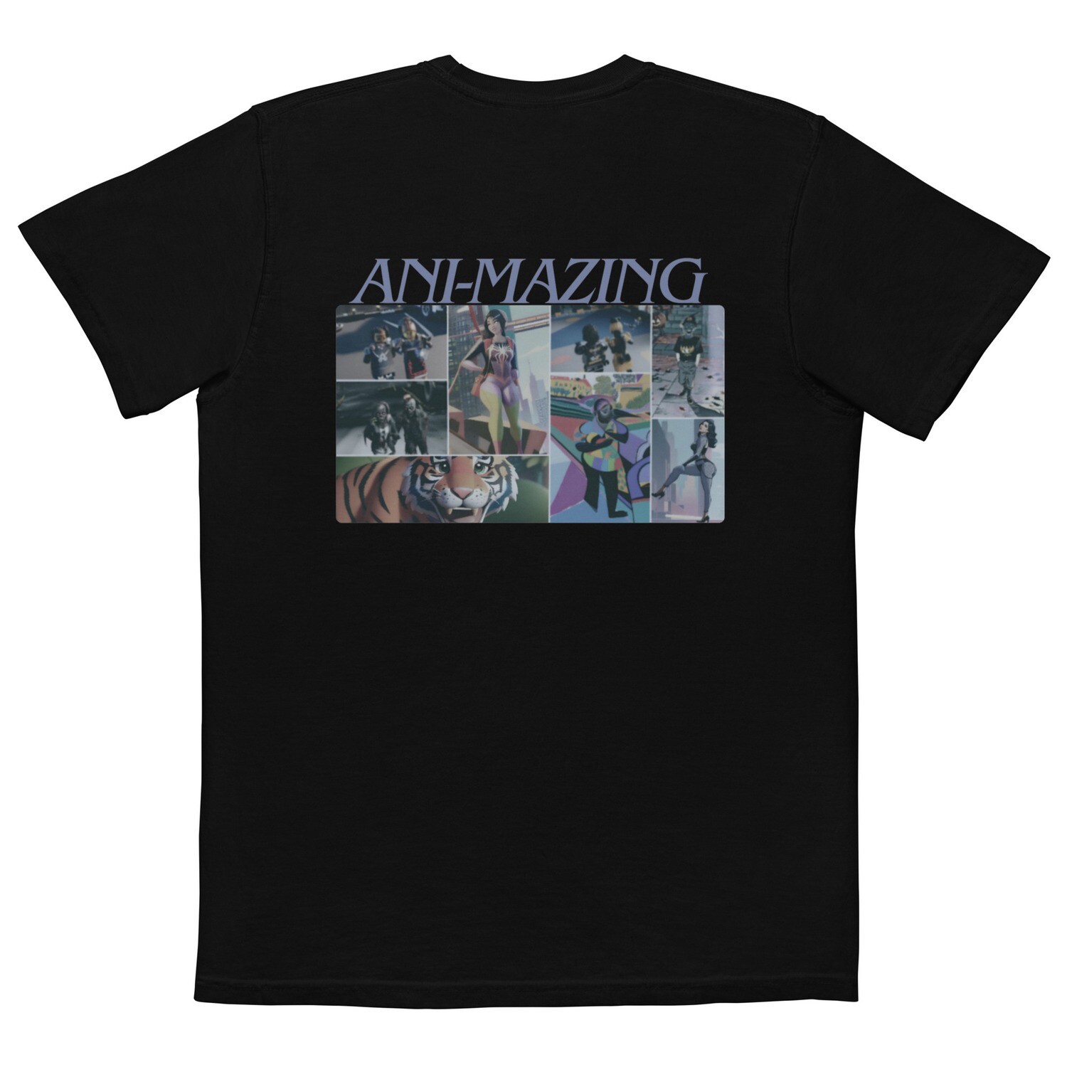 Animazing garment-dyed pocket t-shirt