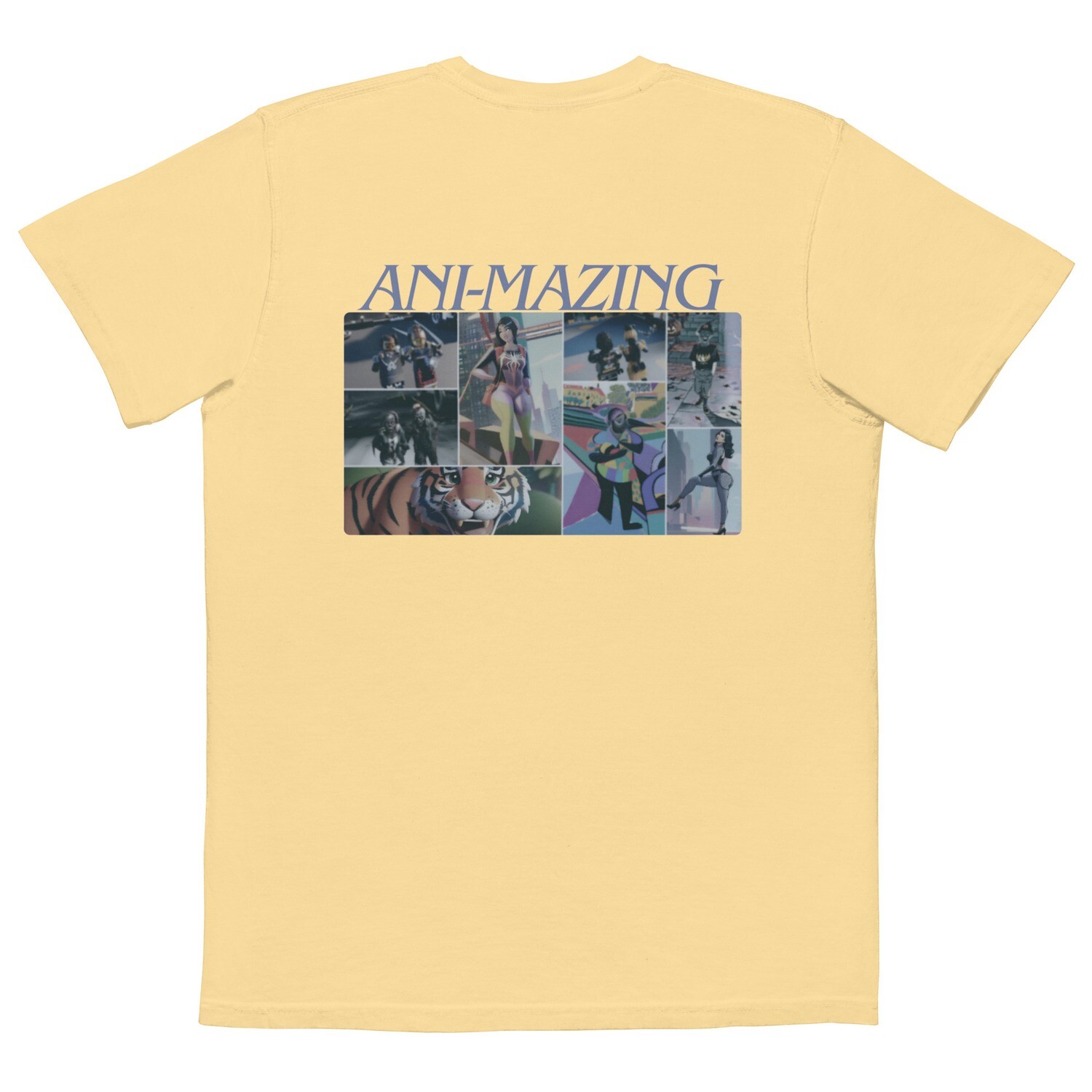 Animazing garment-dyed pocket t-shirt
