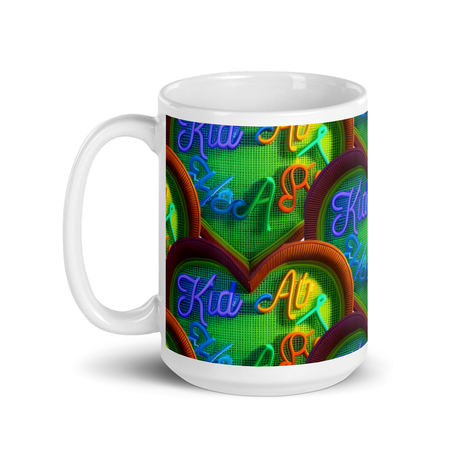 Kid At HeART glossy mug