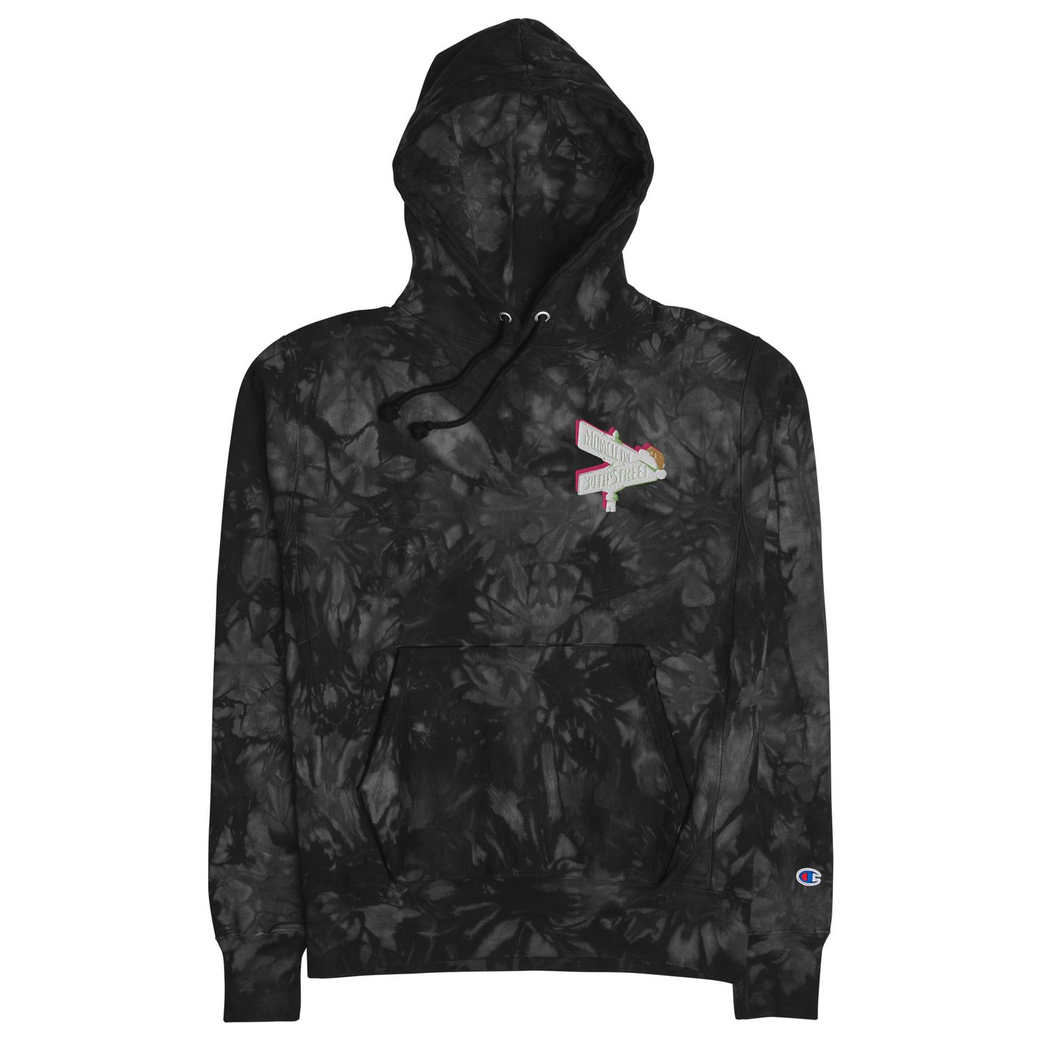 Miracle On 34th St Unisex Champion tie-dye hoodie
