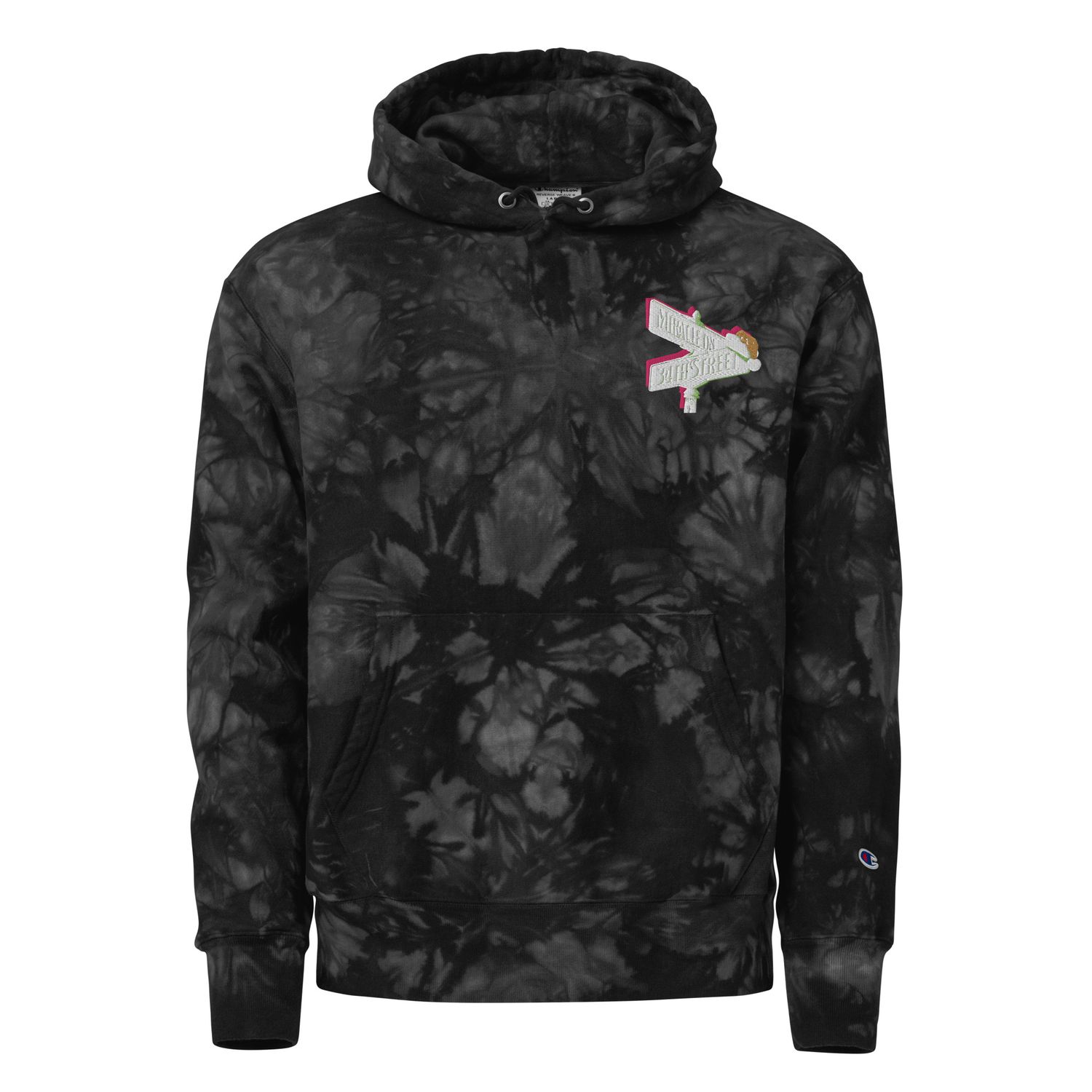 Miracle On 34th St Unisex Champion tie-dye hoodie