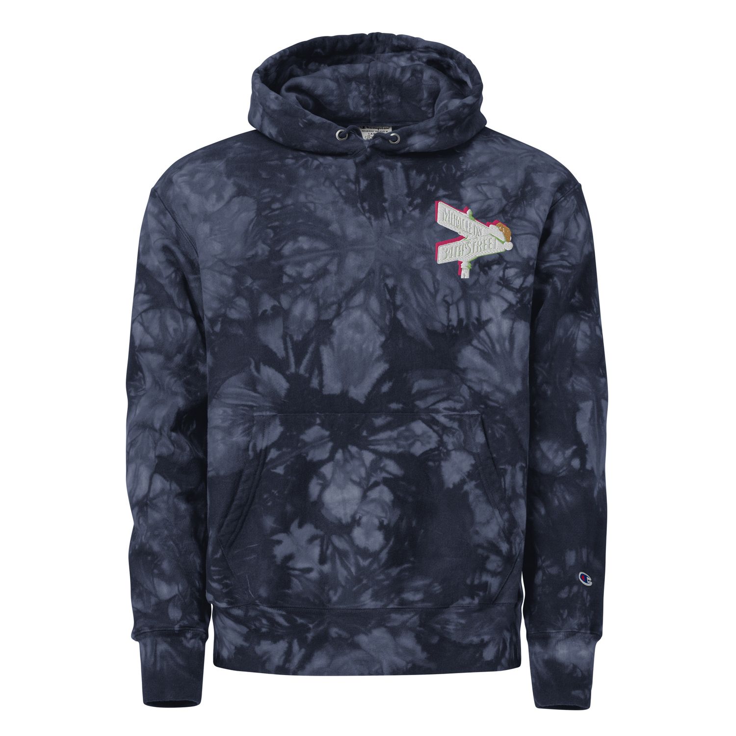 Miracle On 34th St Unisex Champion tie-dye hoodie