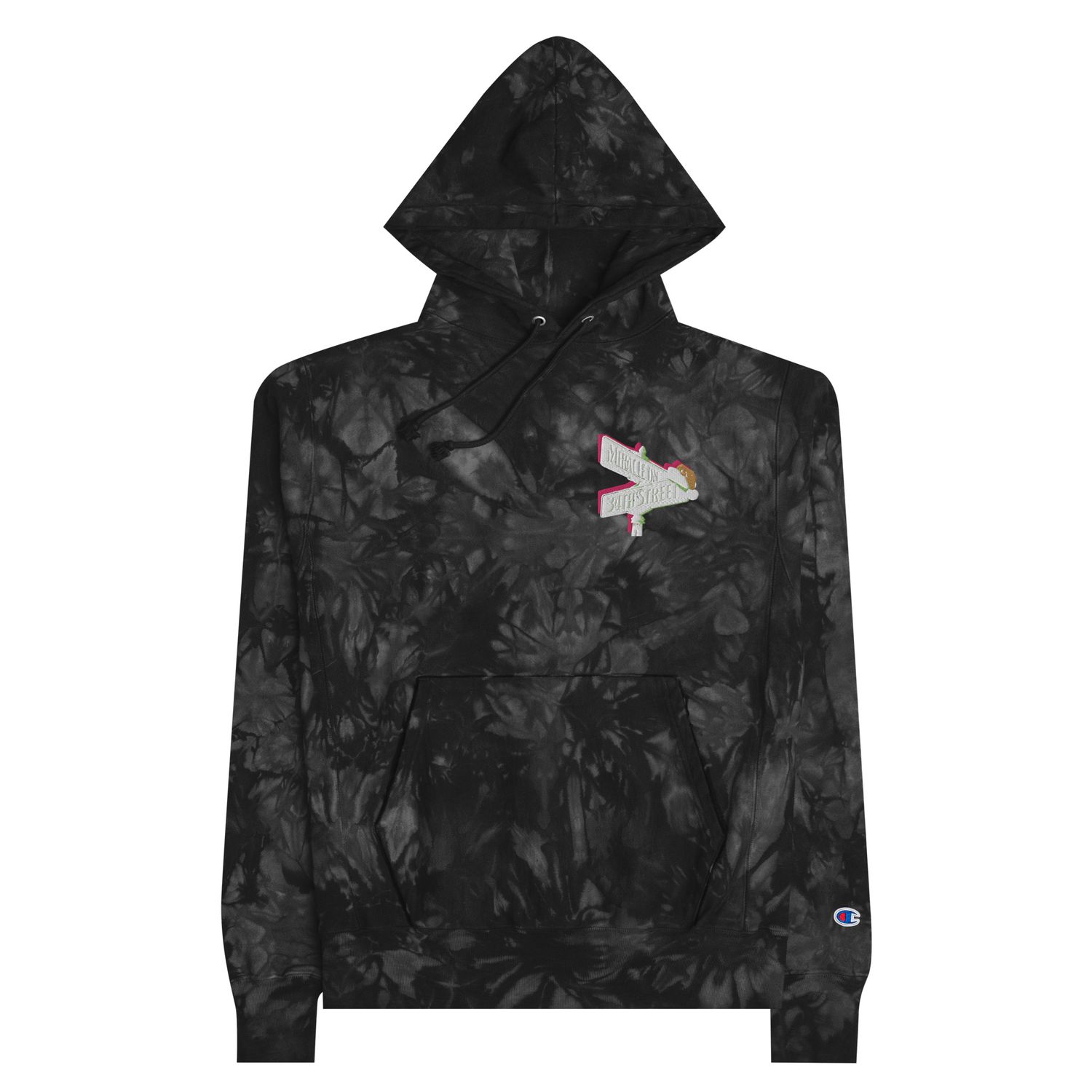 Miracle On 34th St Unisex Champion tie-dye hoodie