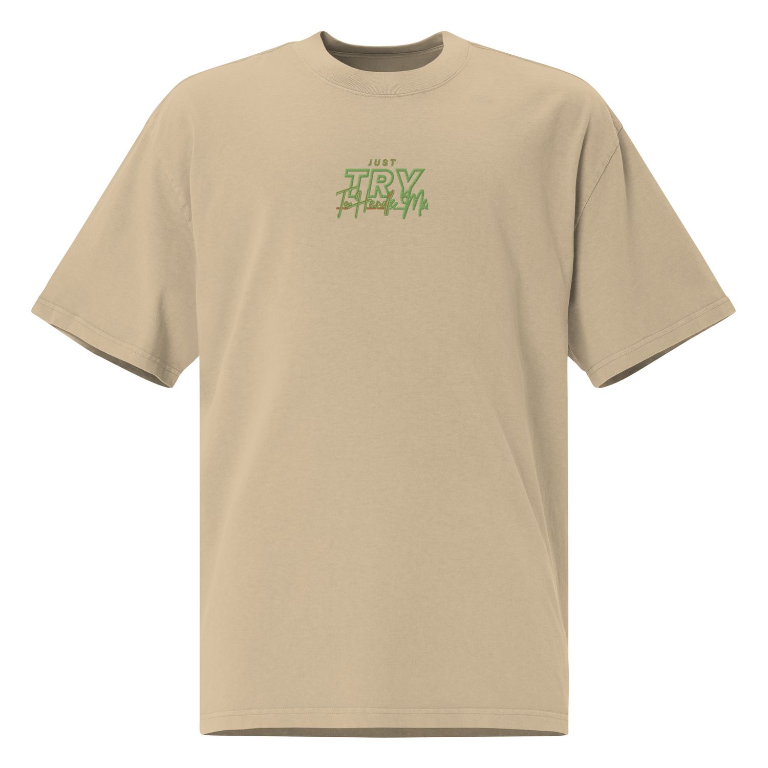 Just Try To Handle Me faded t-shirt