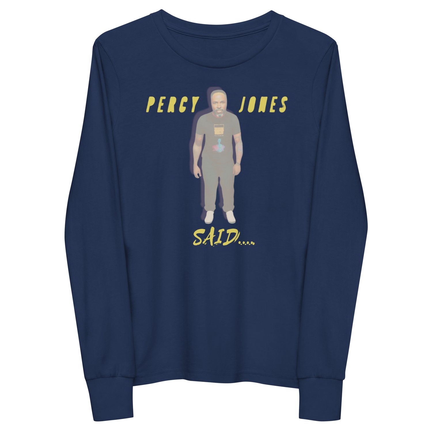 Percy Jones Said Youth long sleeve tee