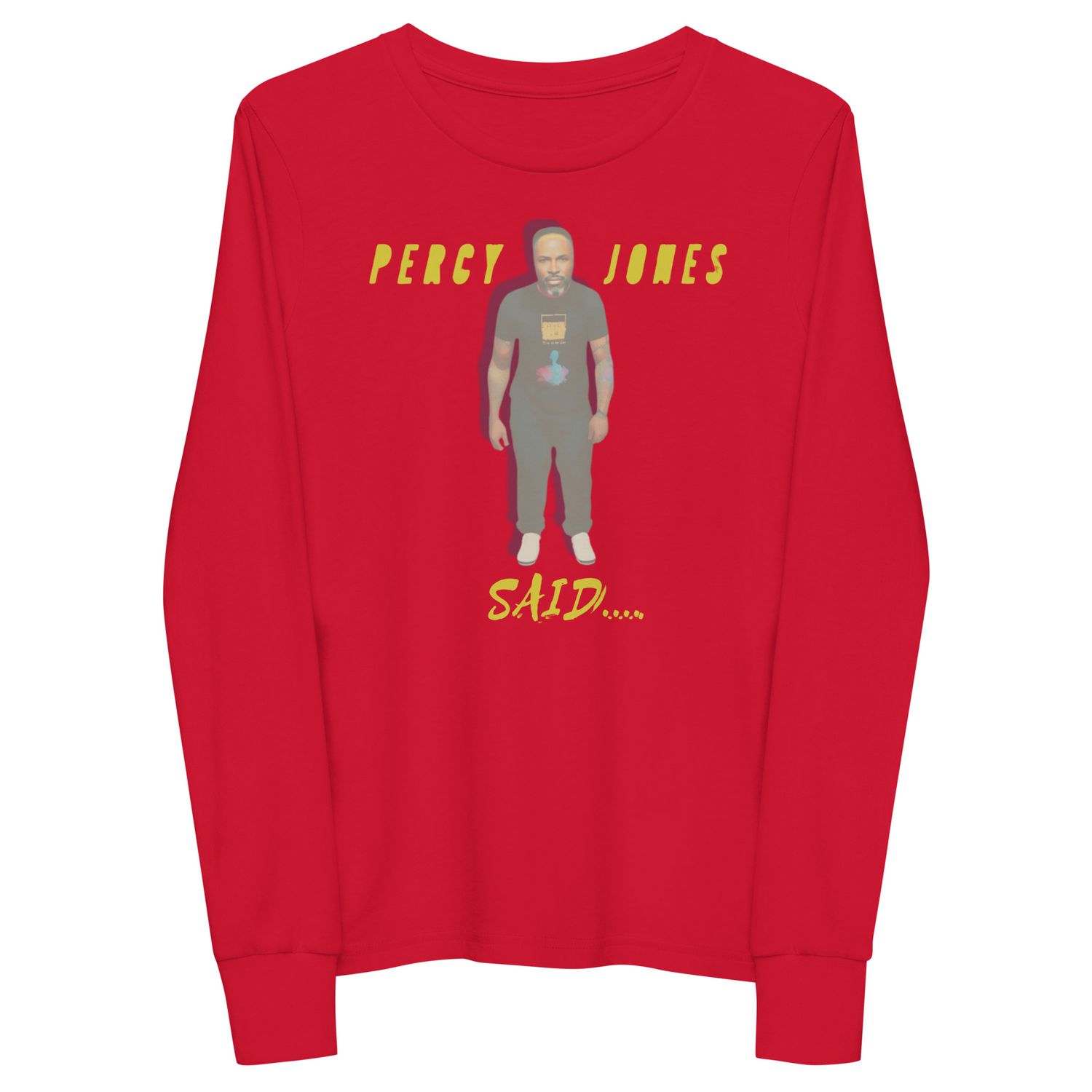 Percy Jones Said Youth long sleeve tee