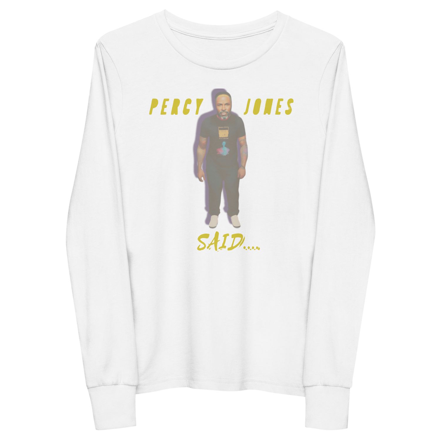 Percy Jones Said Youth long sleeve tee