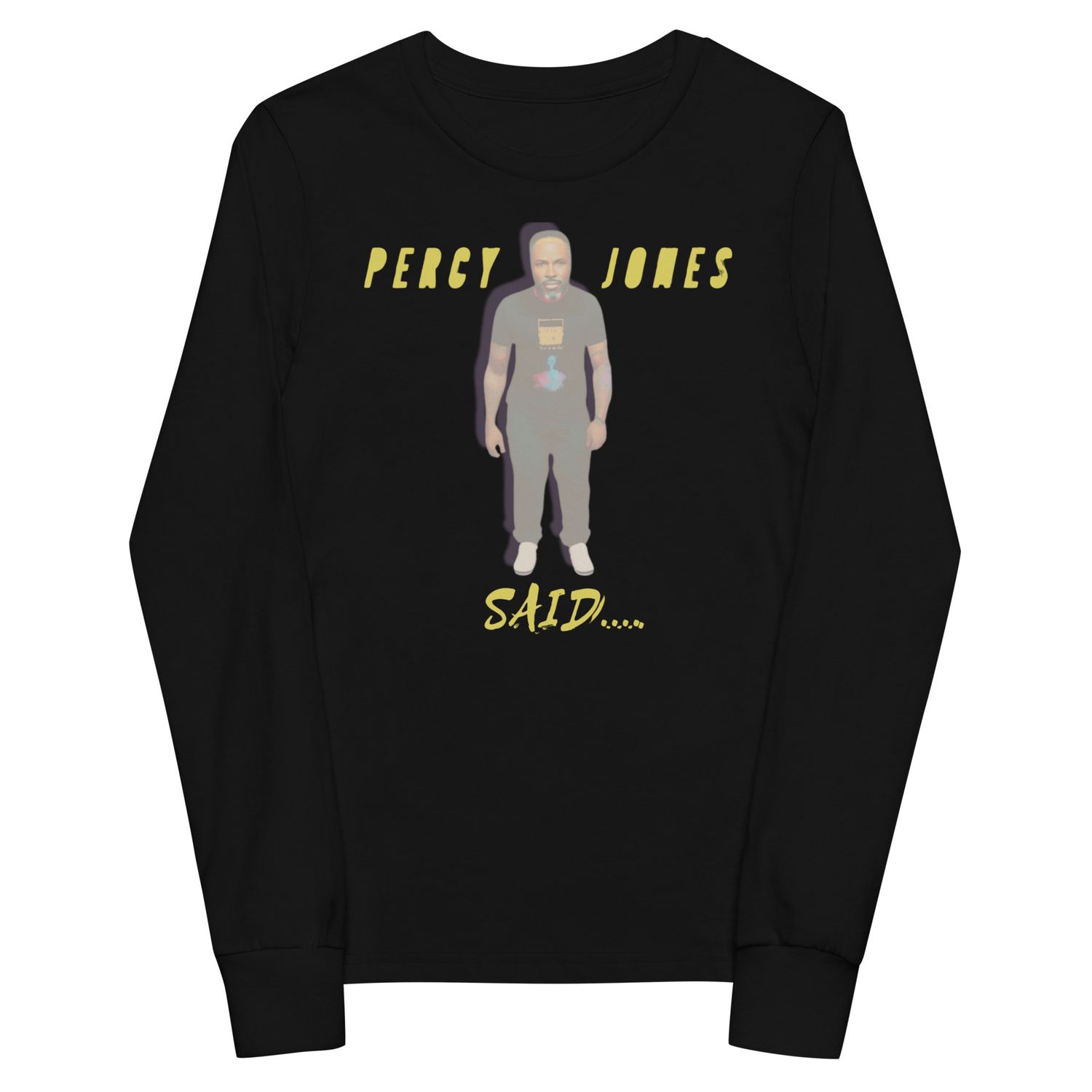 Percy Jones Said Youth long sleeve tee