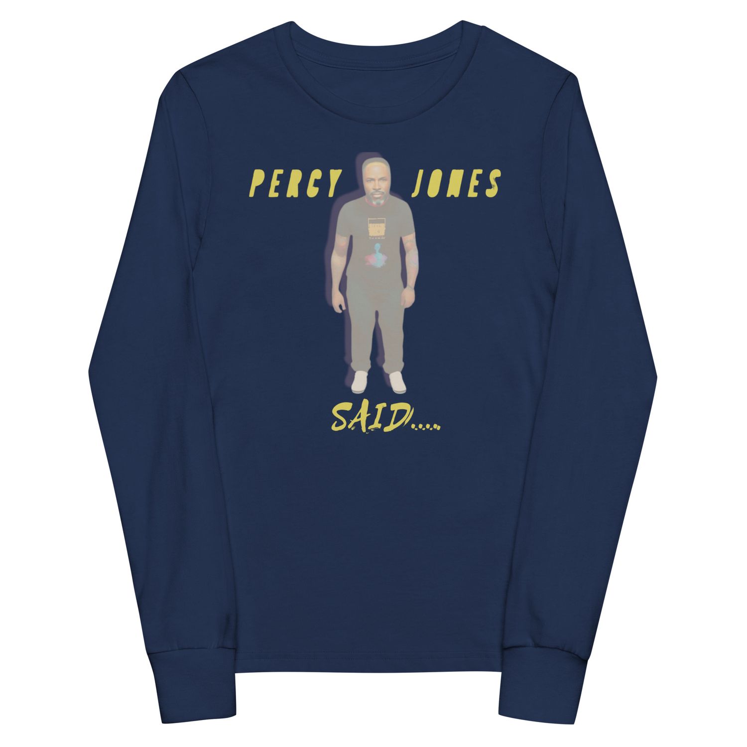 Percy Jones Said Youth long sleeve tee