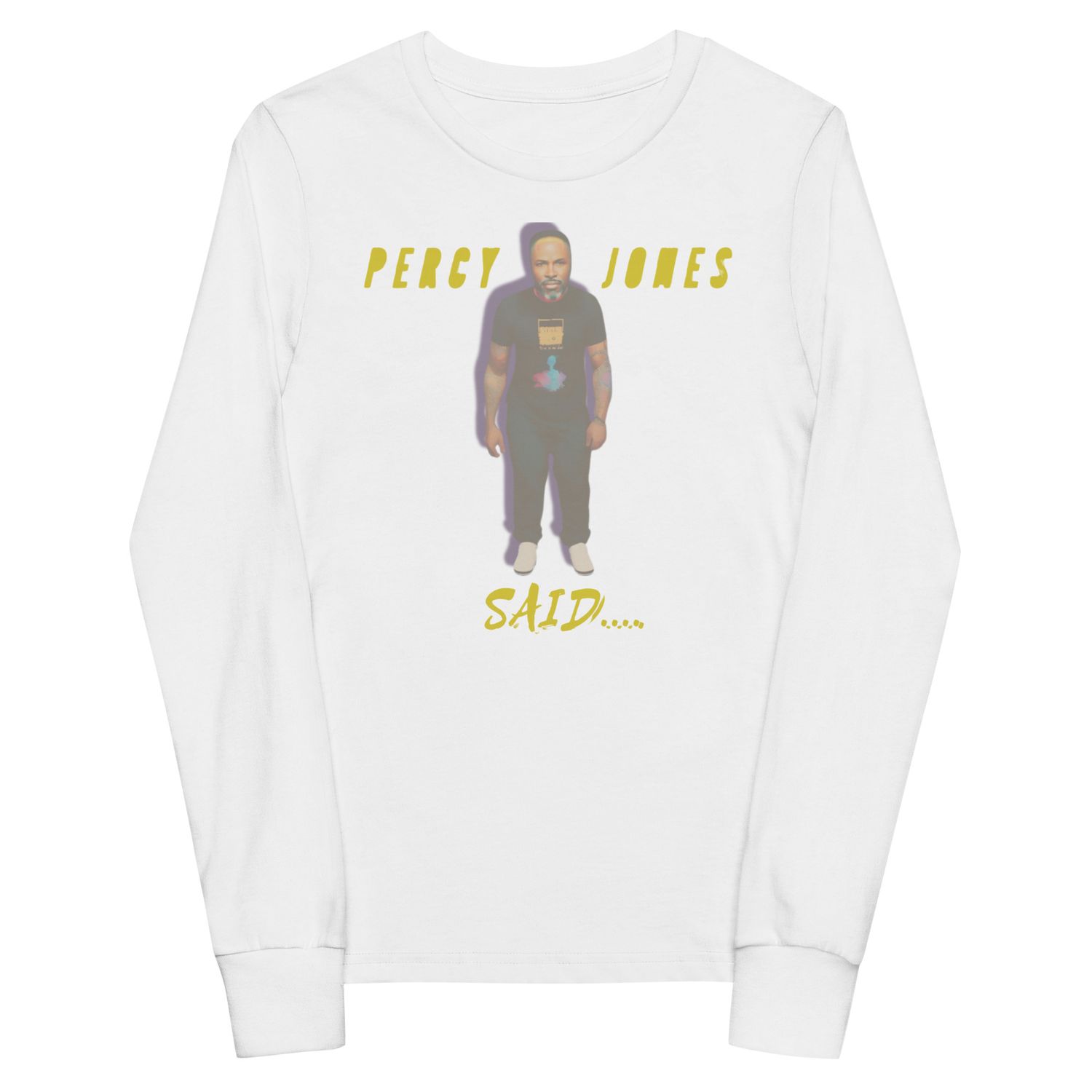 Percy Jones Said Youth long sleeve tee
