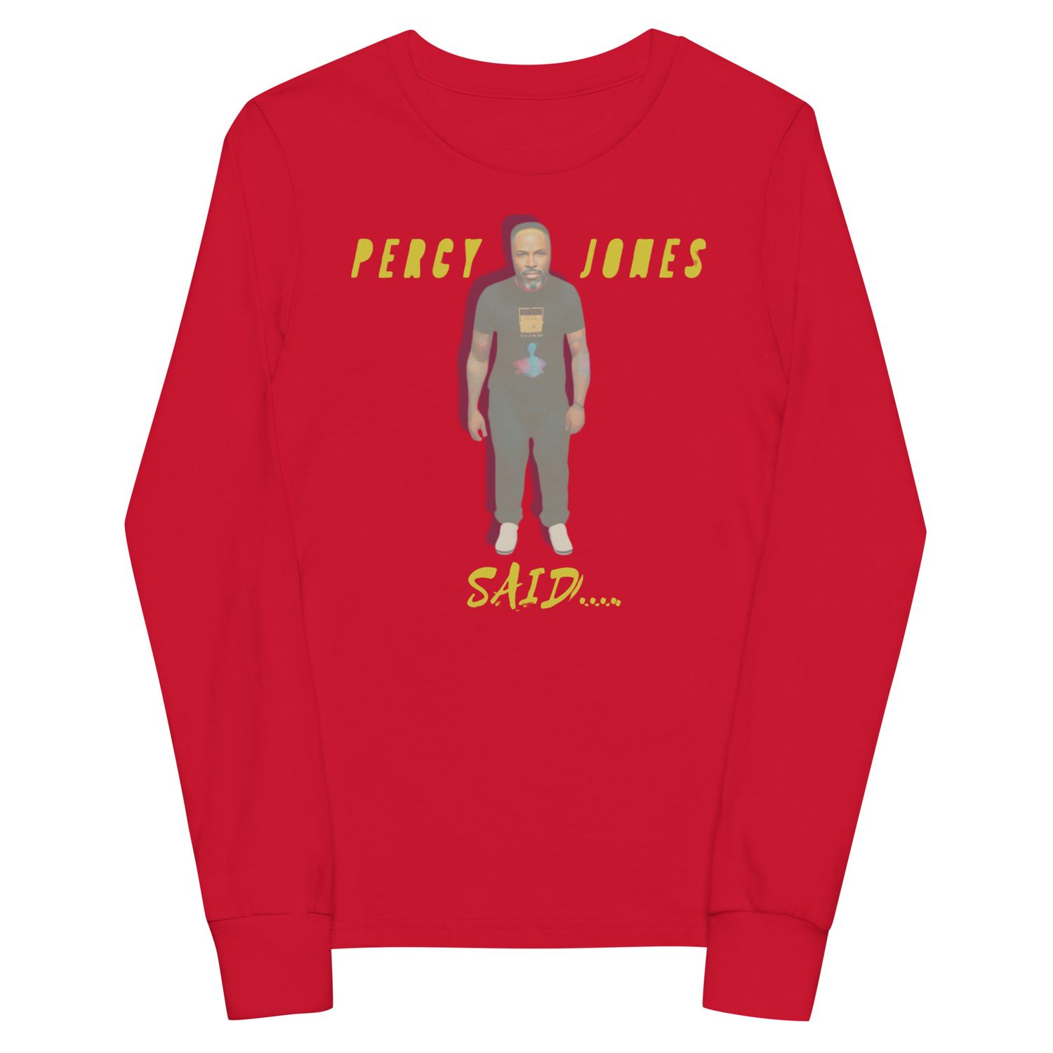 Percy Jones Said Youth long sleeve tee