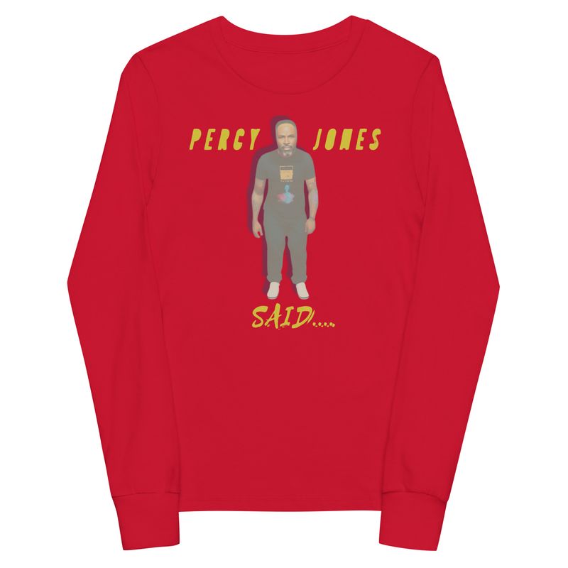 Percy Jones Said Youth long sleeve tee