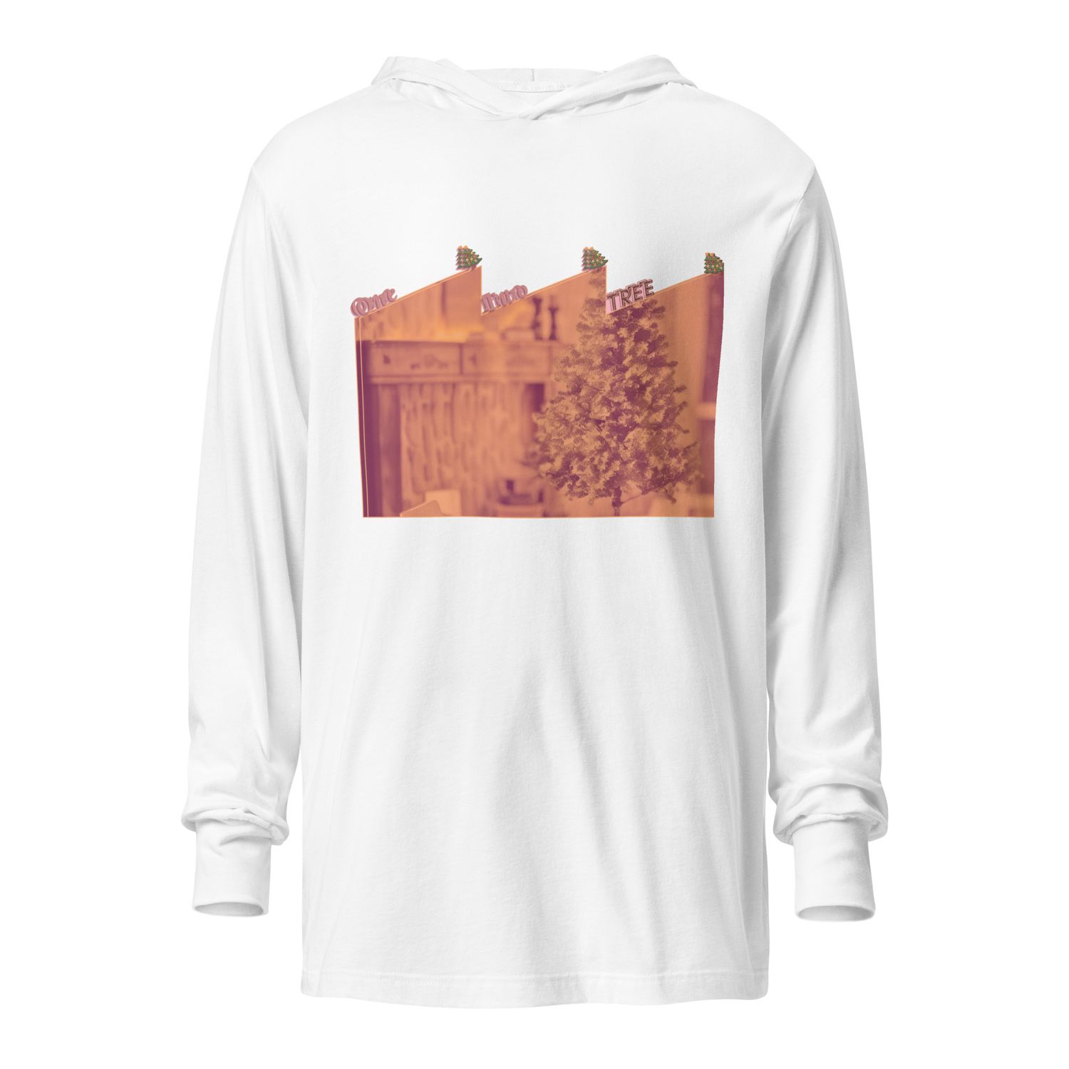 A Little Xmas Hooded long-sleeve tee
