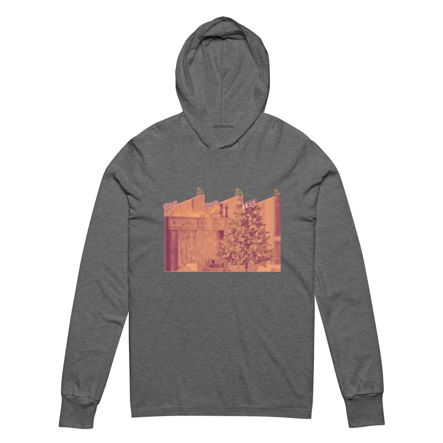 A Little Xmas Hooded long-sleeve tee