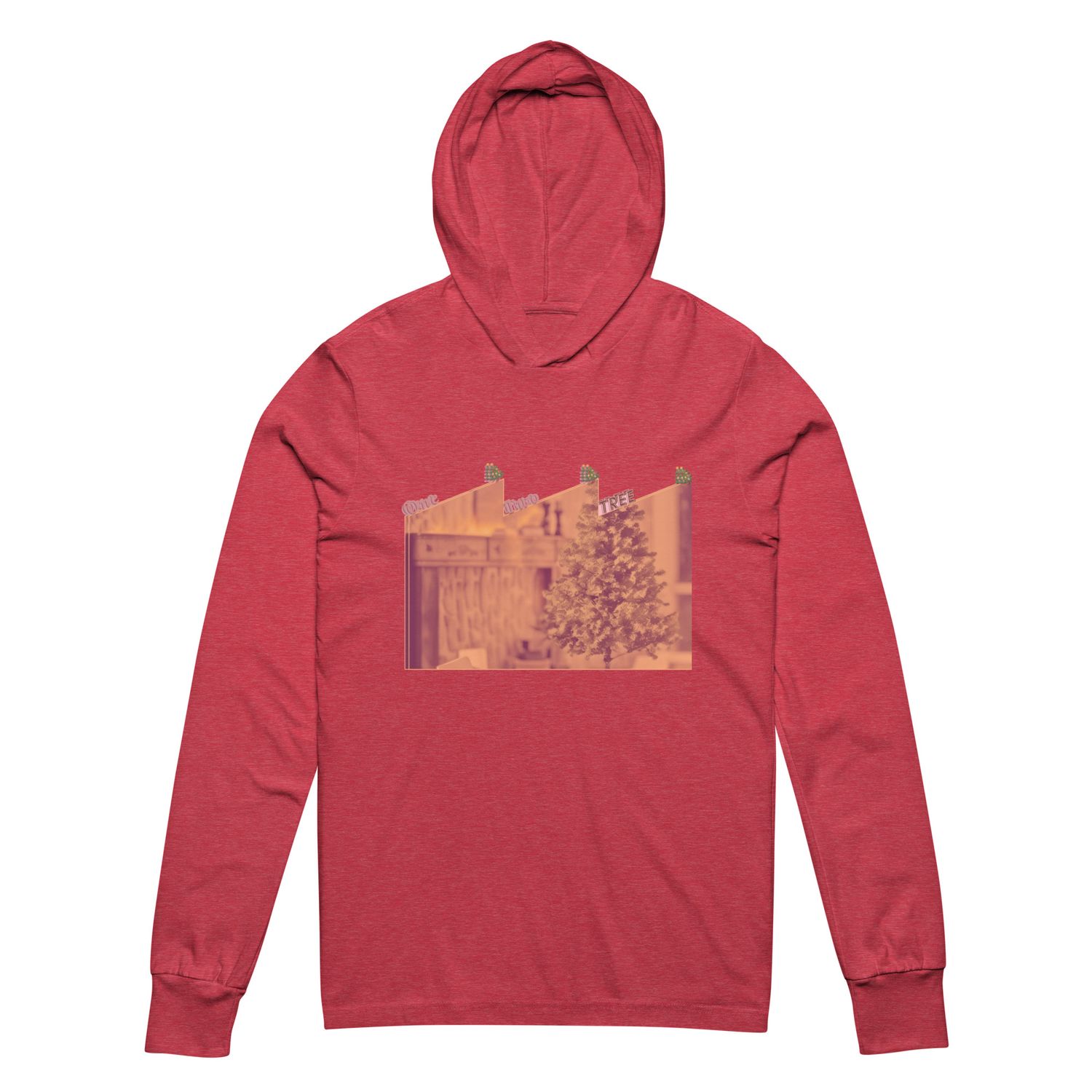 A Little Xmas Hooded long-sleeve tee