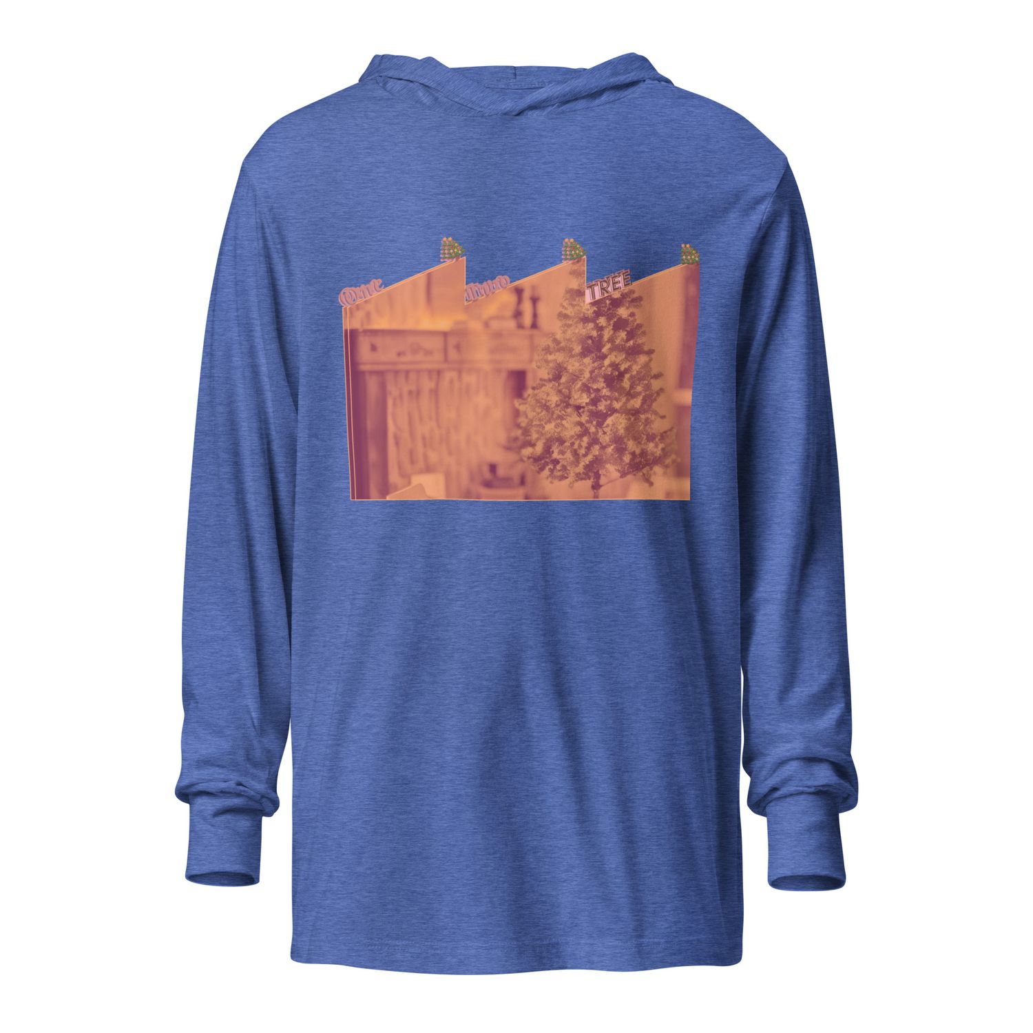 A Little Xmas Hooded long-sleeve tee