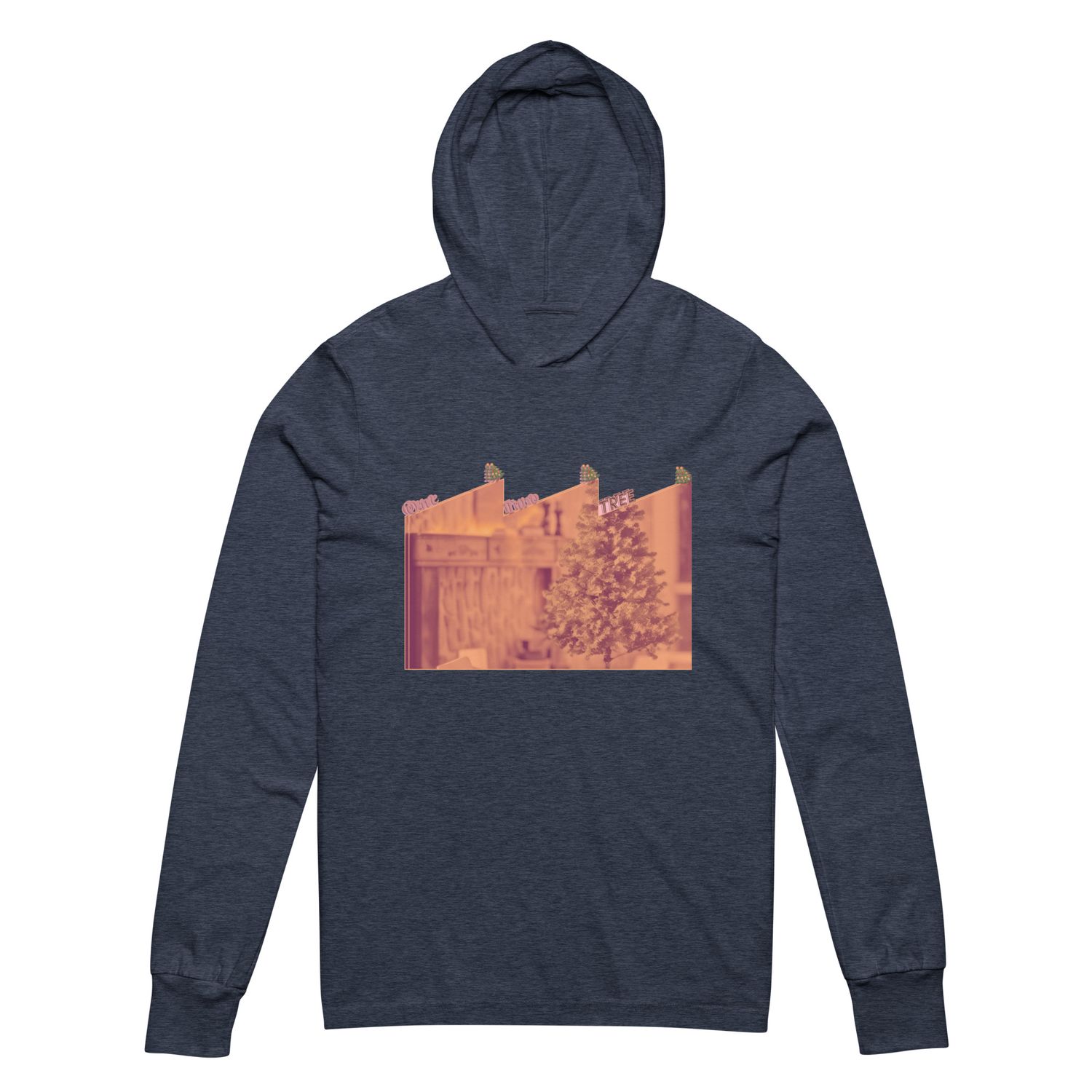A Little Xmas Hooded long-sleeve tee