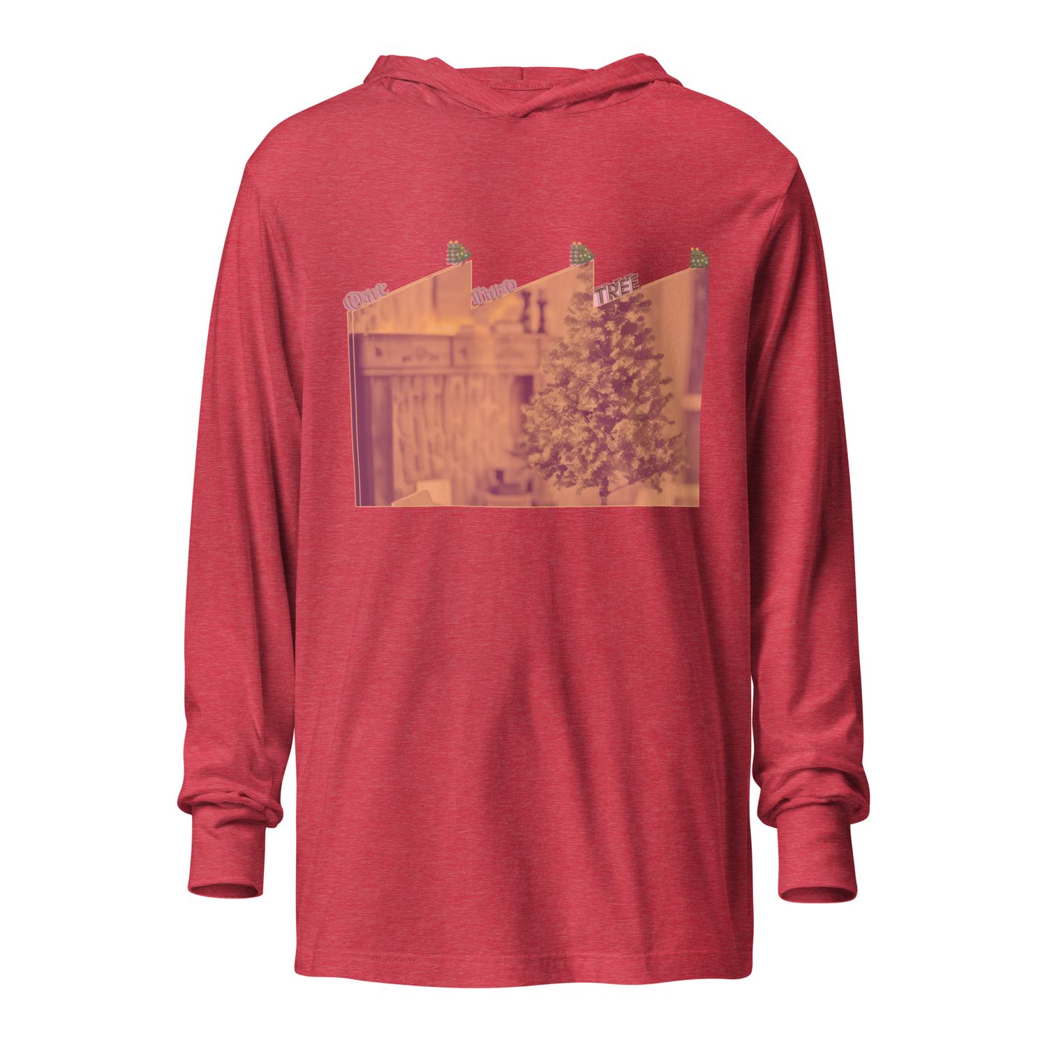 A Little Xmas Hooded long-sleeve tee