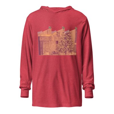 A Little Xmas Hooded long-sleeve tee