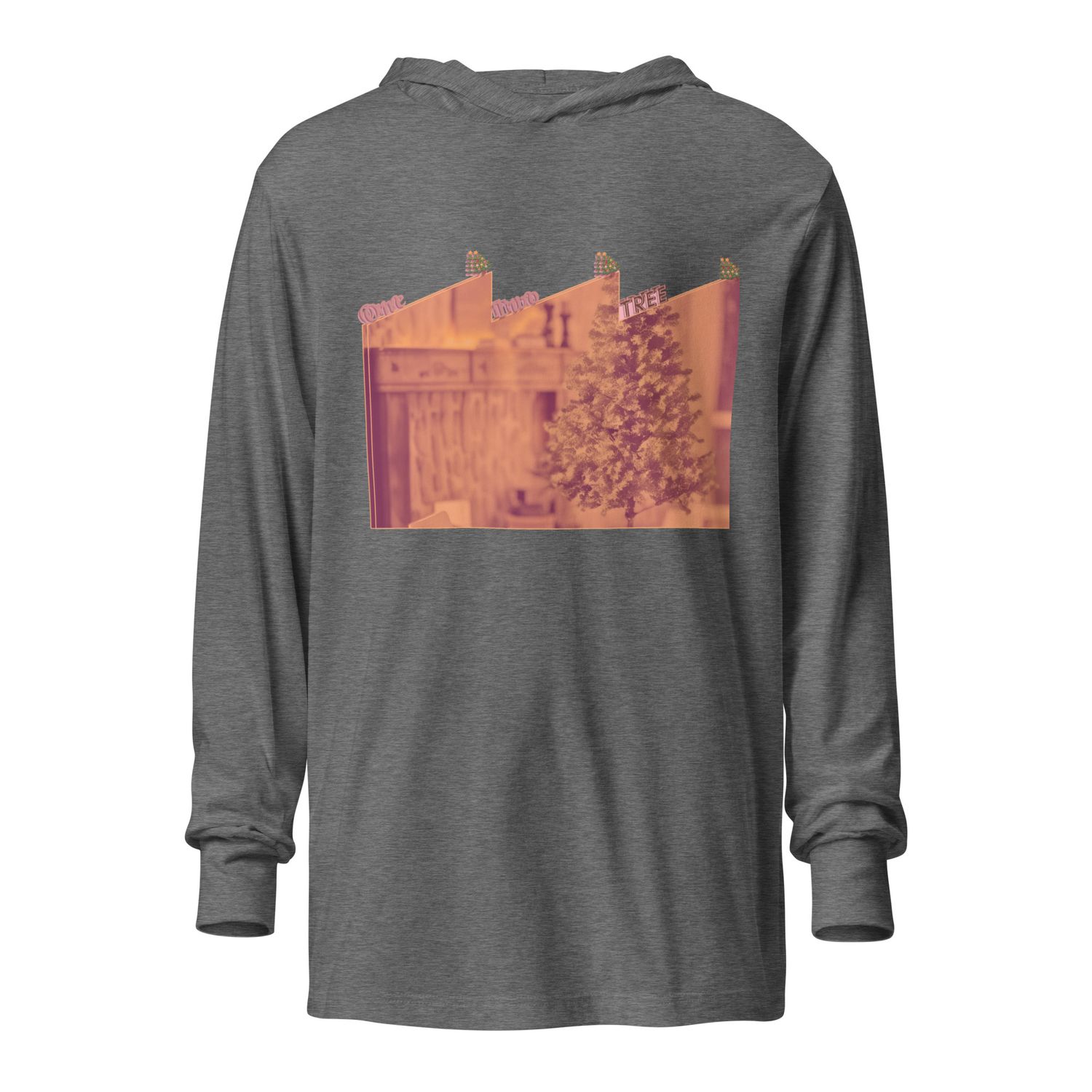 A Little Xmas Hooded long-sleeve tee