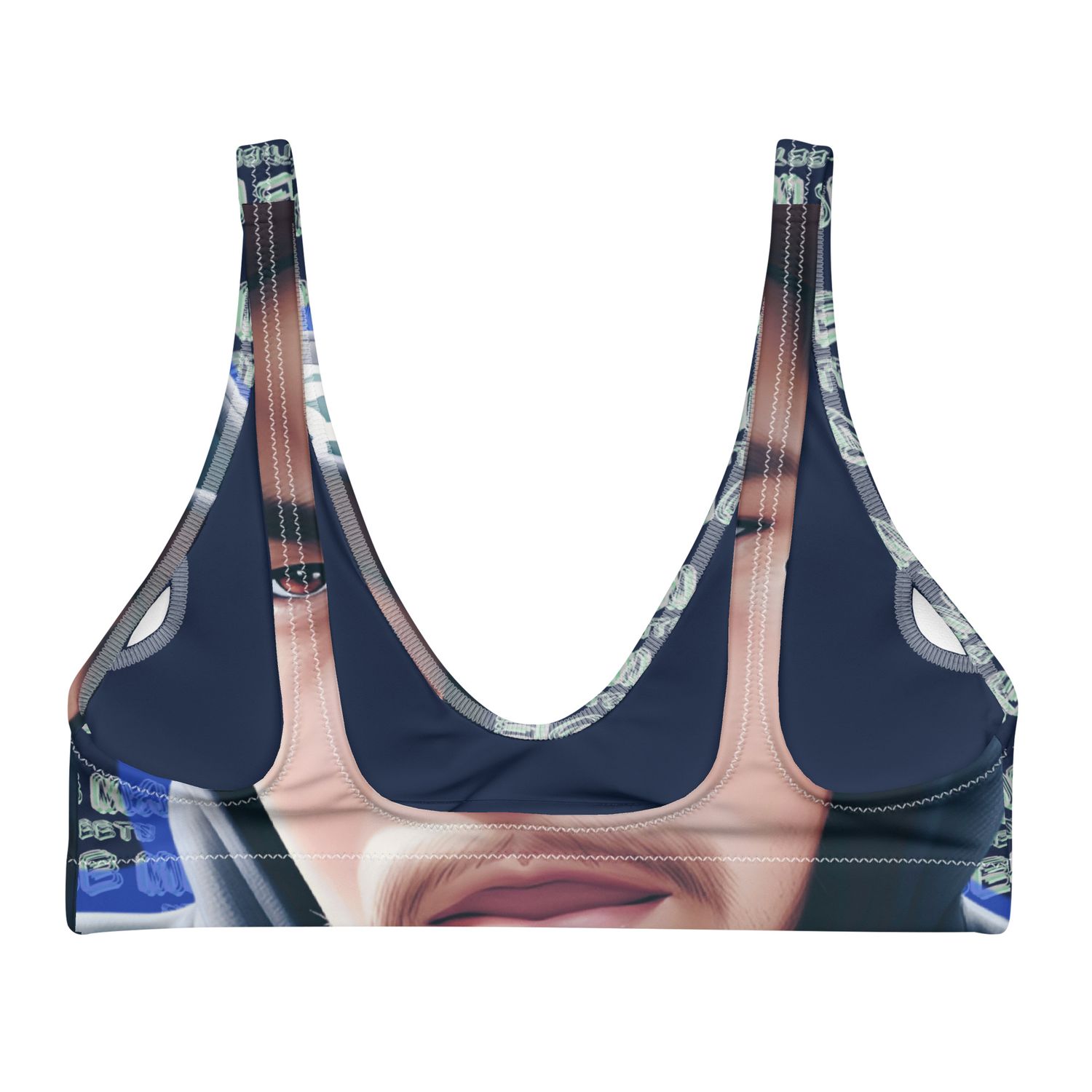 Streets Made Me padded bikini top
