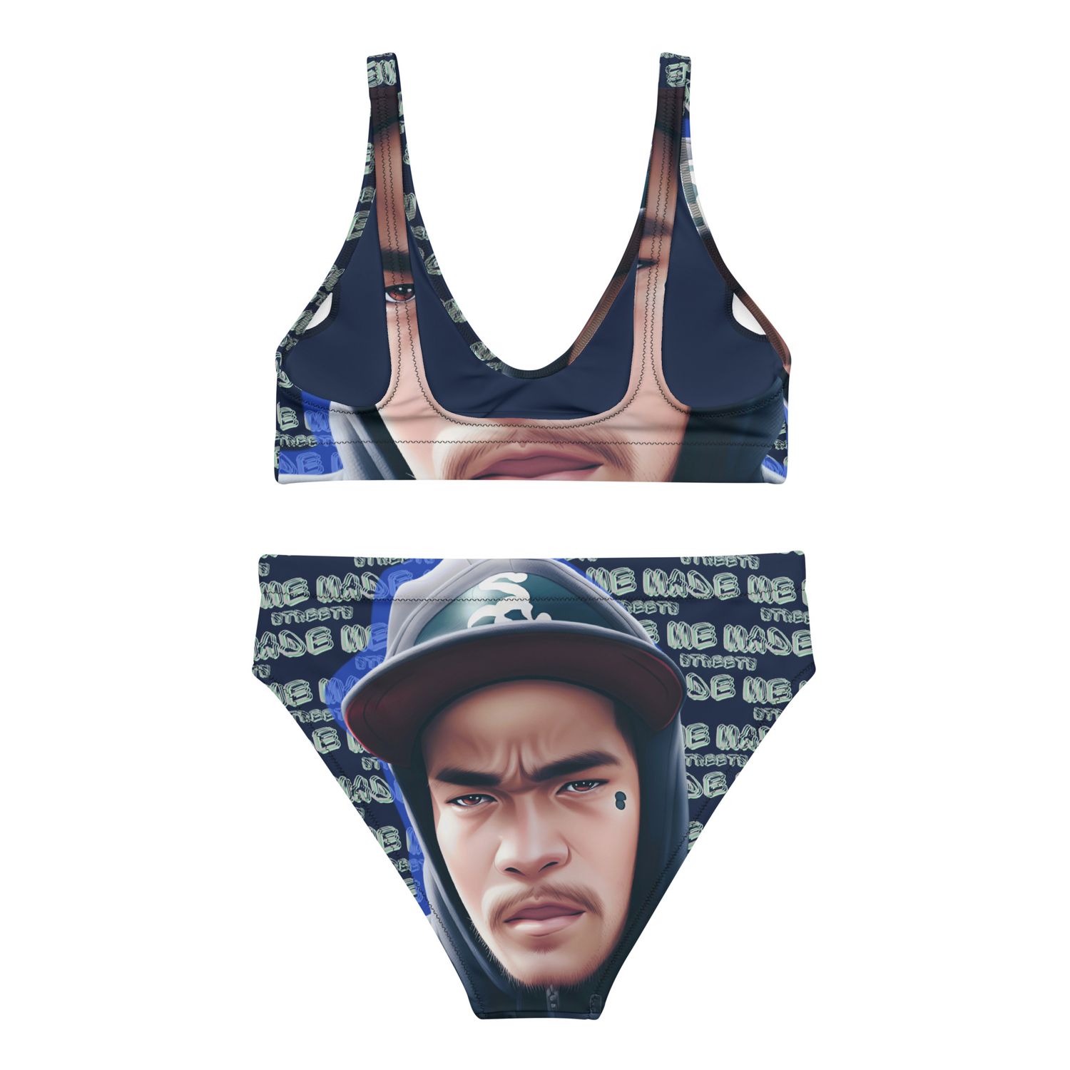 Streets Made Me high-waisted bikini