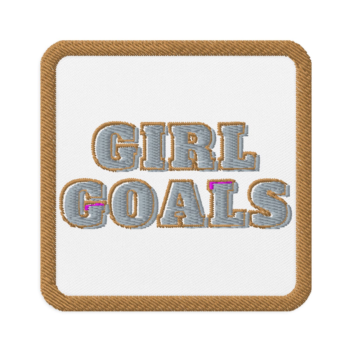 Girl Goals patches