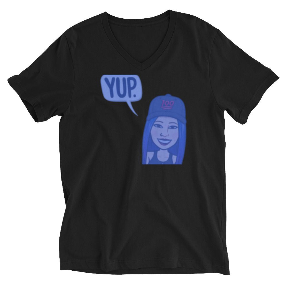Yup Short Sleeve V-Neck T-Shirt