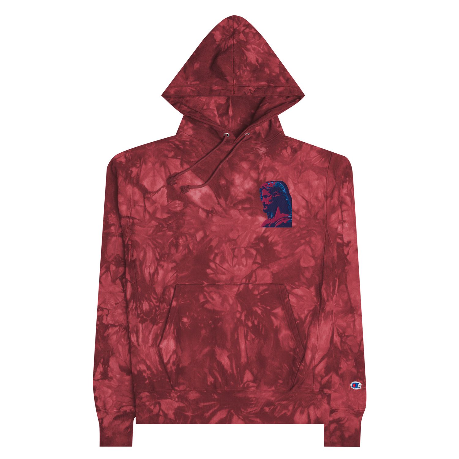 Jesus Champion tie-dye hoodie