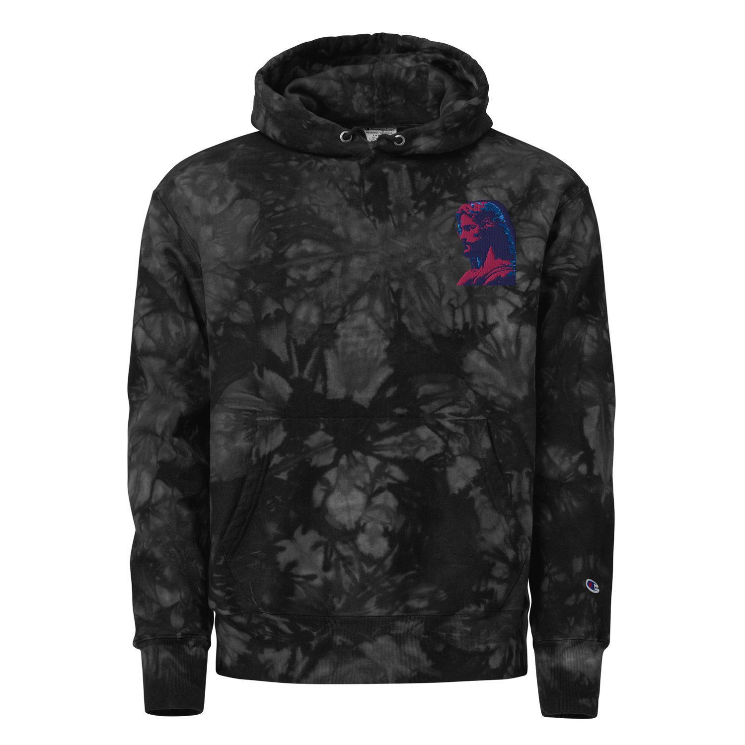 Jesus Champion tie-dye hoodie