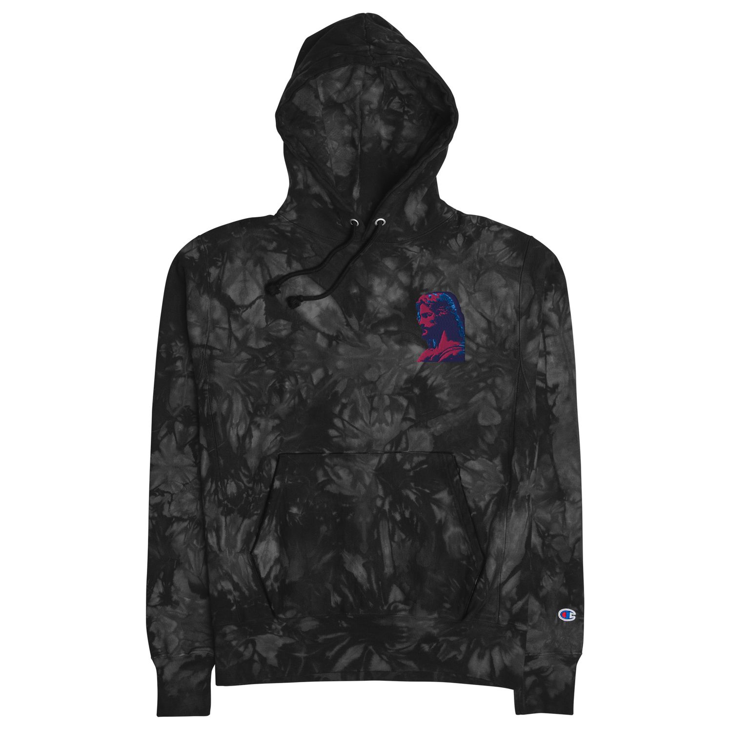Jesus Champion tie-dye hoodie