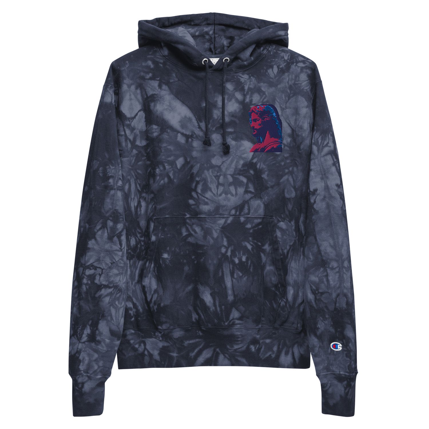 Jesus Champion tie-dye hoodie