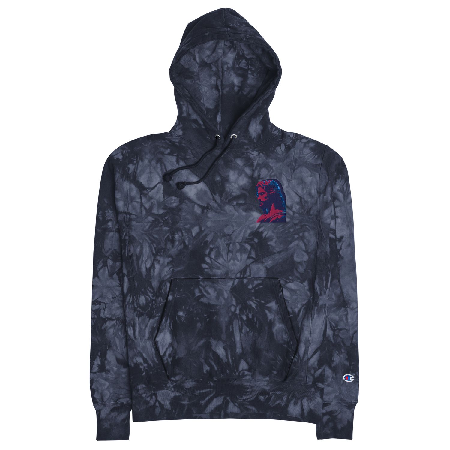 Jesus Champion tie-dye hoodie