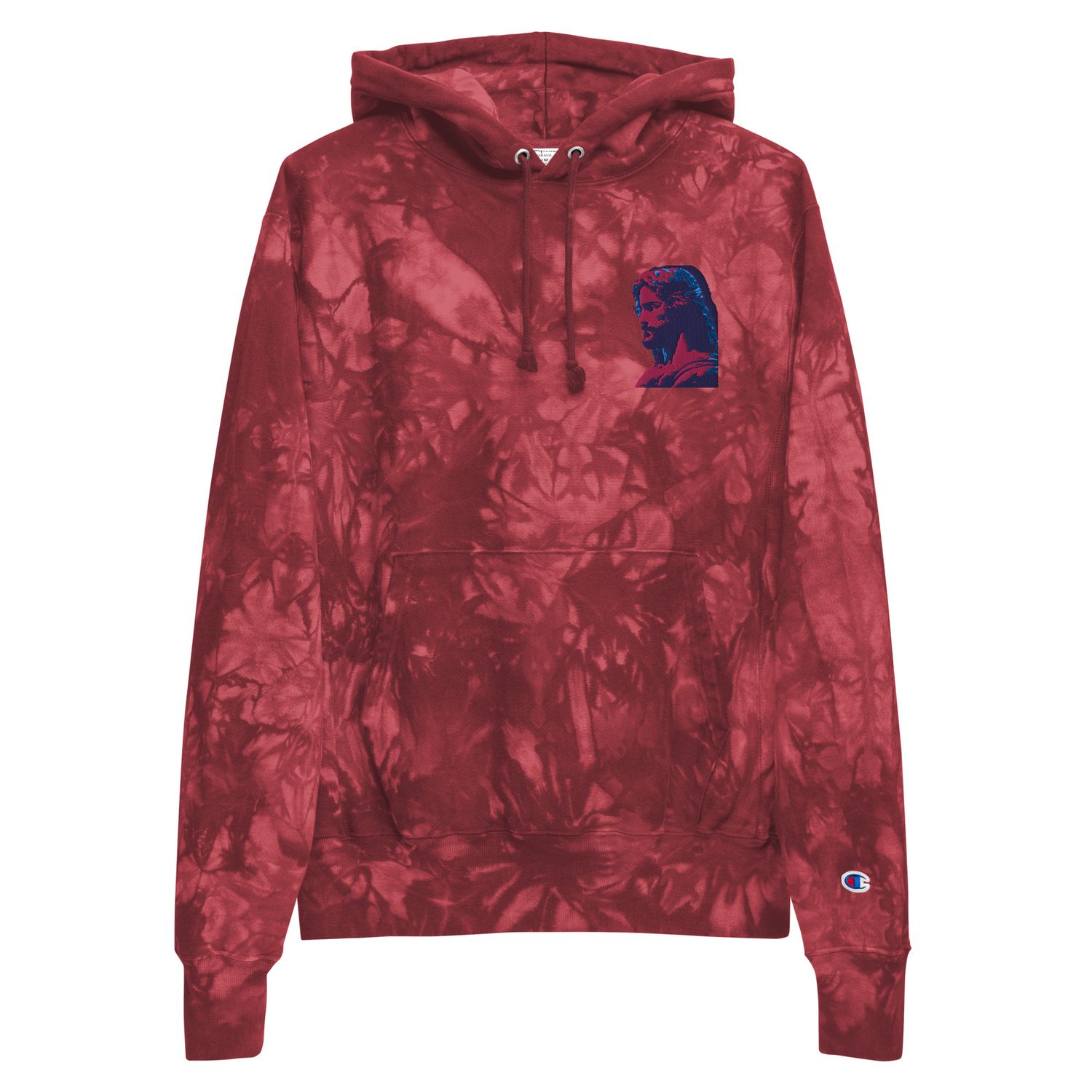 Jesus Champion tie-dye hoodie