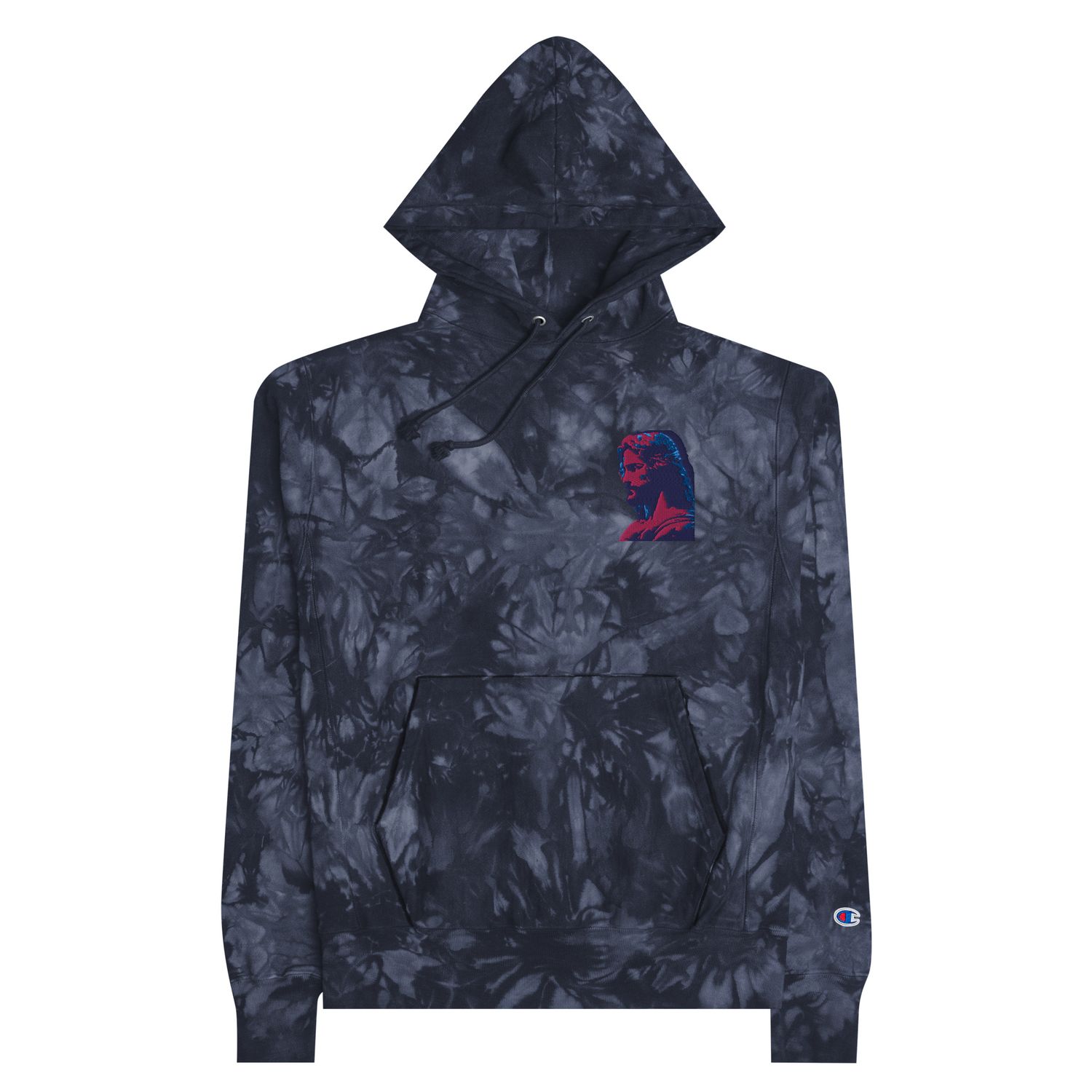 Jesus Champion tie-dye hoodie