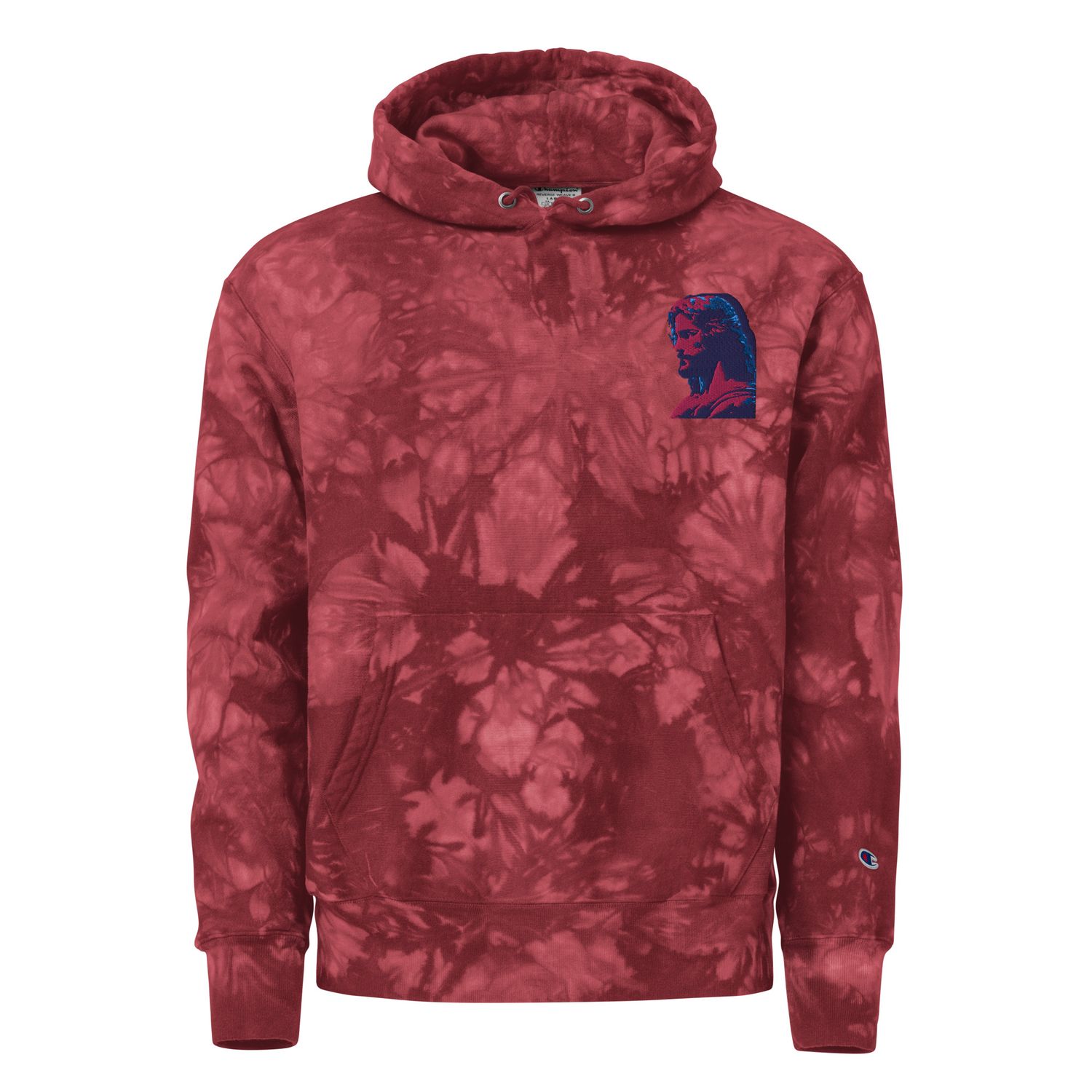Jesus Champion tie-dye hoodie