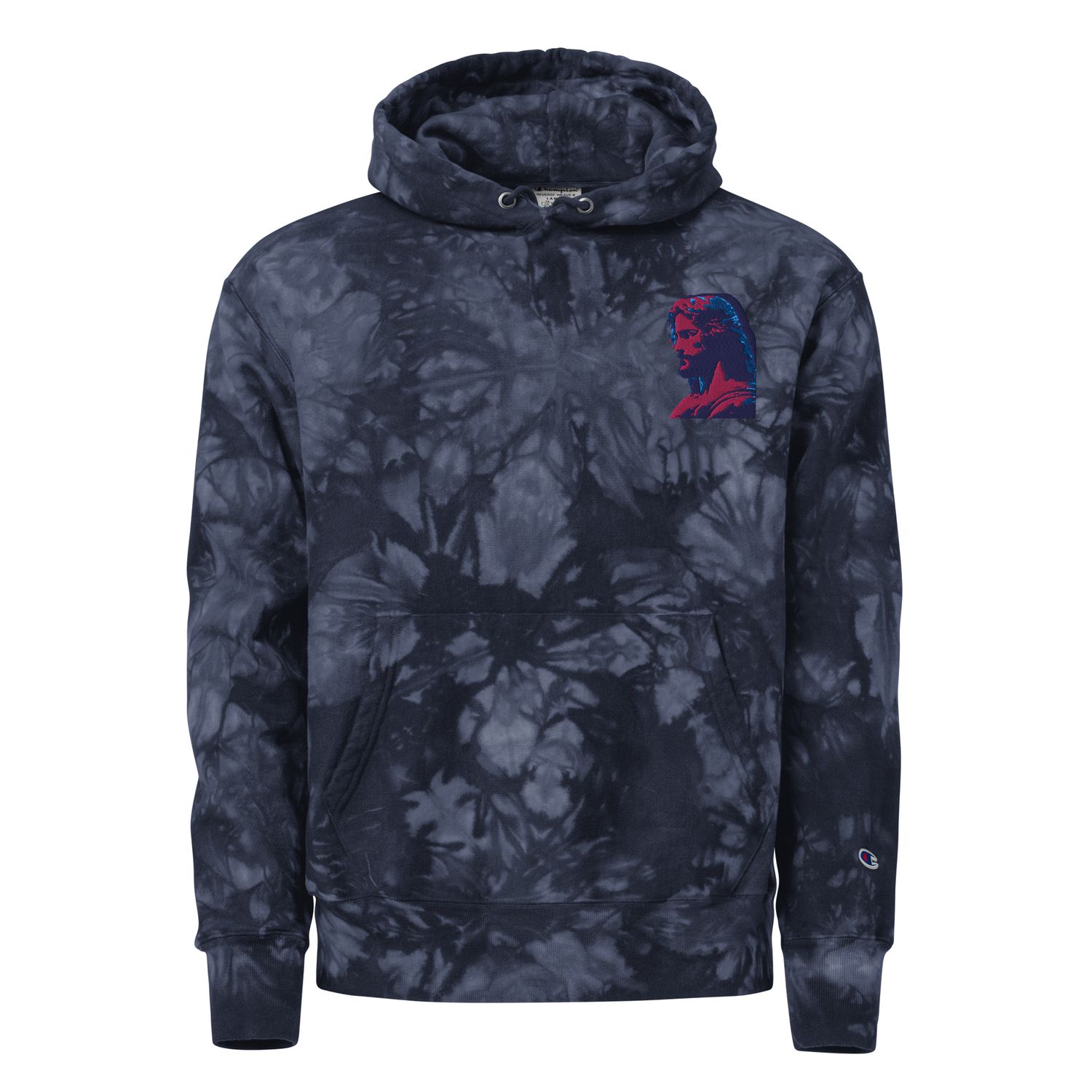 Jesus Champion tie-dye hoodie