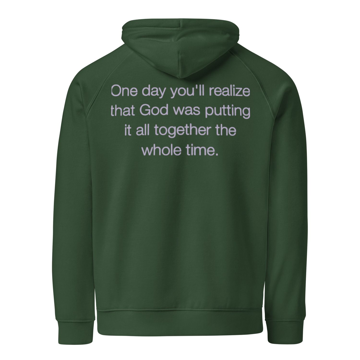 One Day raglan hoodie