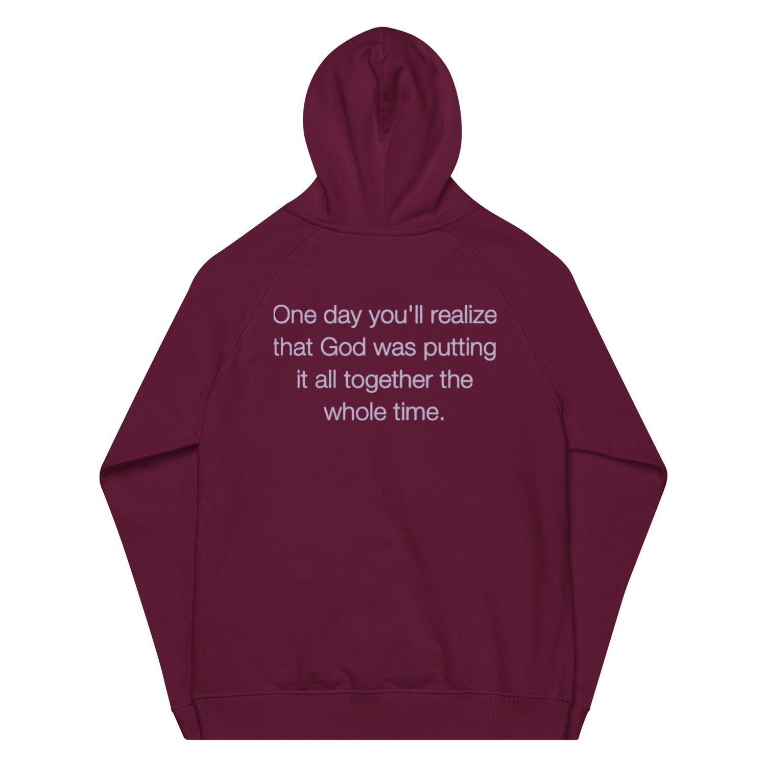 One Day raglan hoodie