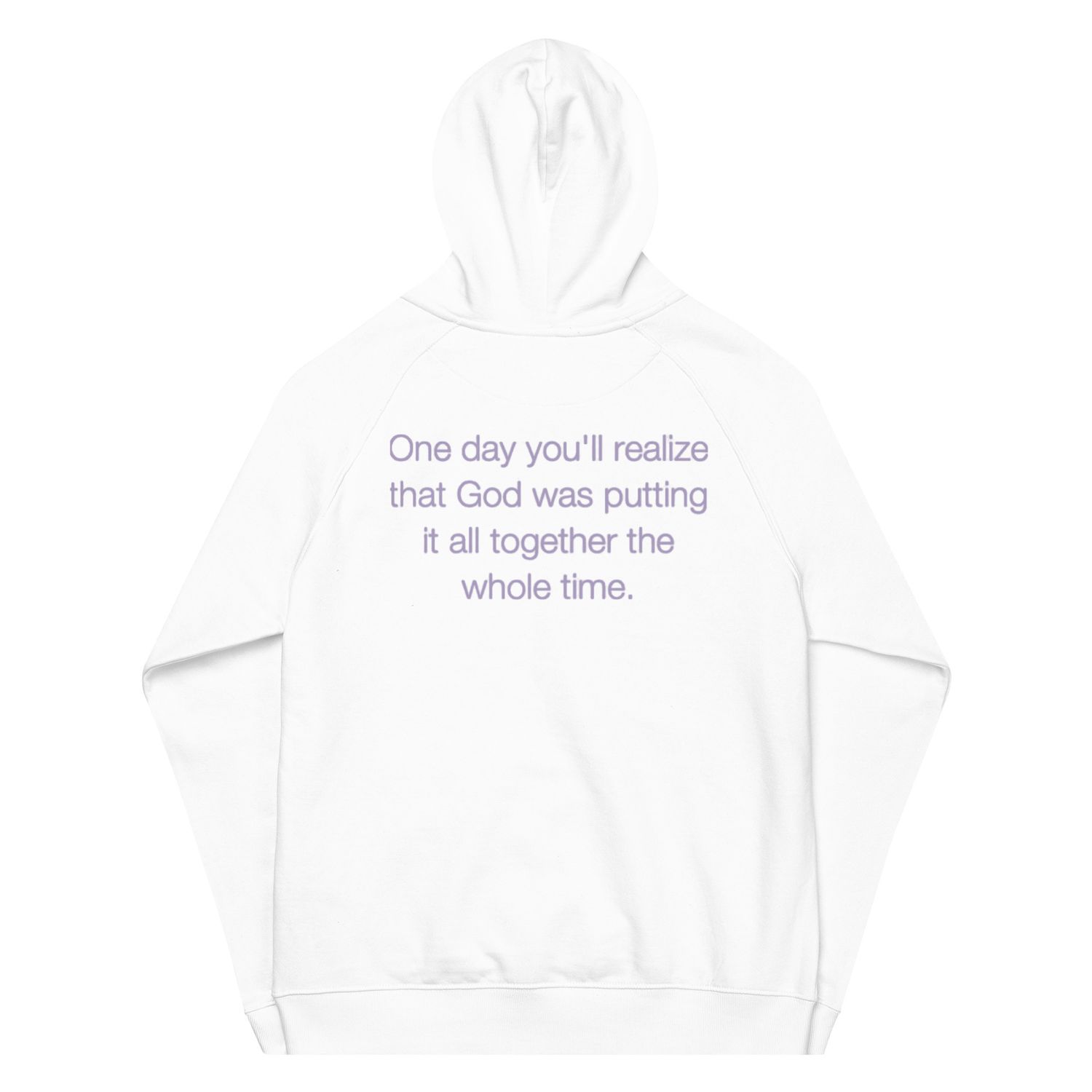 One Day raglan hoodie