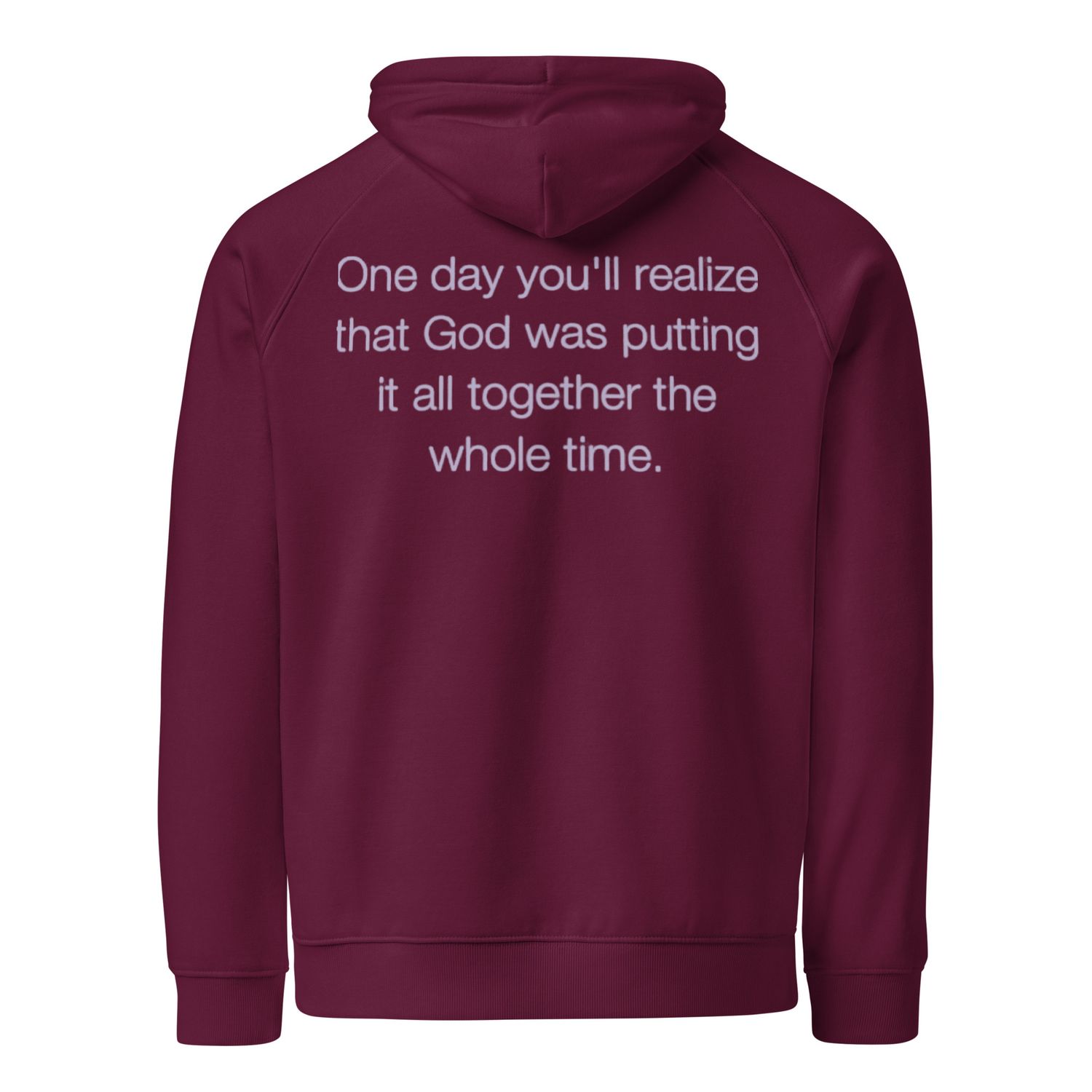 One Day raglan hoodie