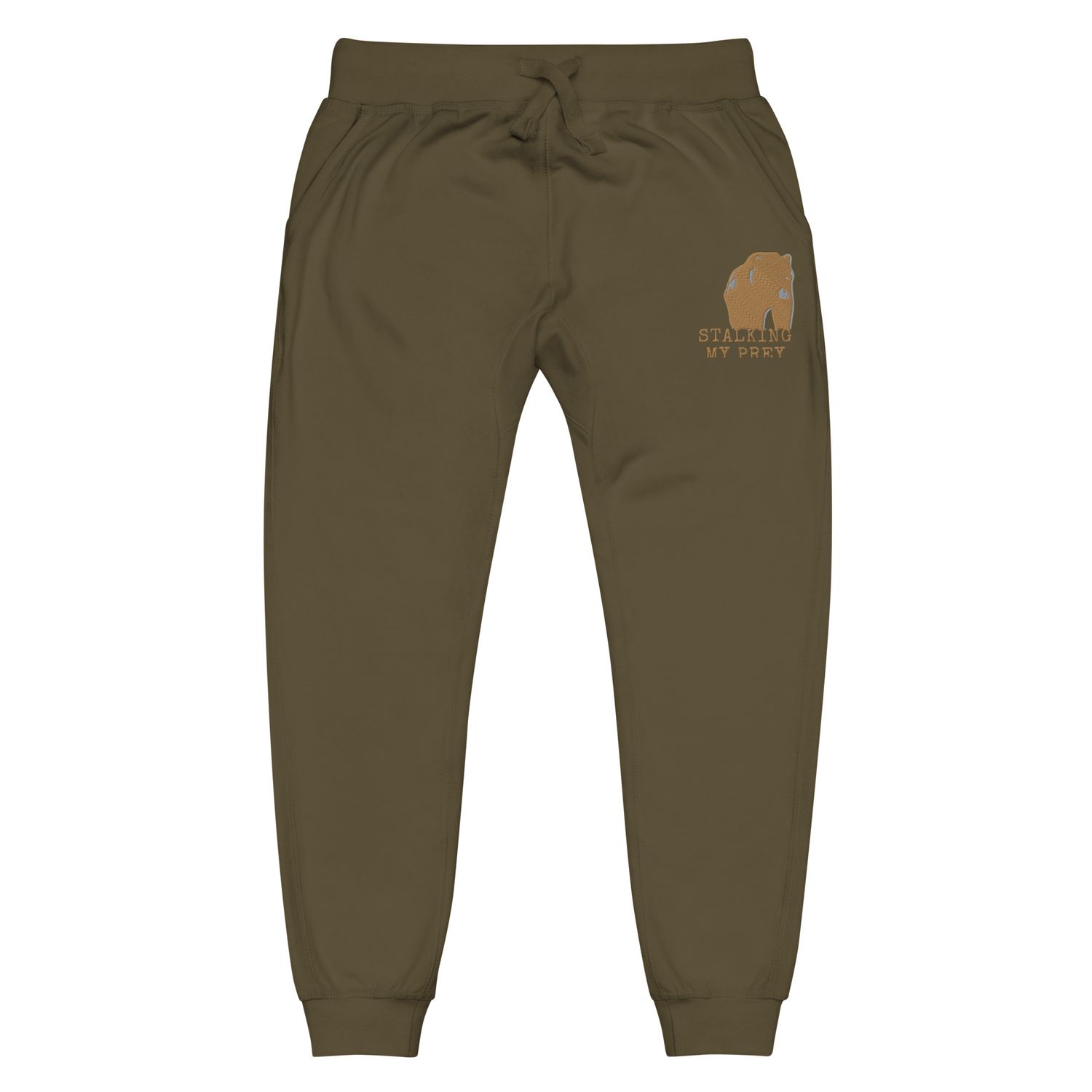 Stalking My Prey fleece sweatpants