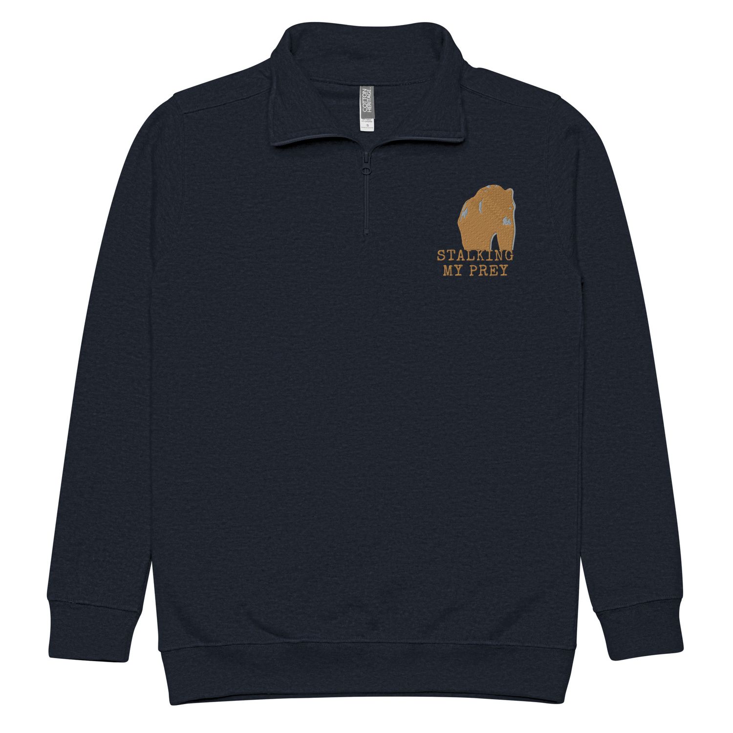 Stalking My Prey fleece pullover
