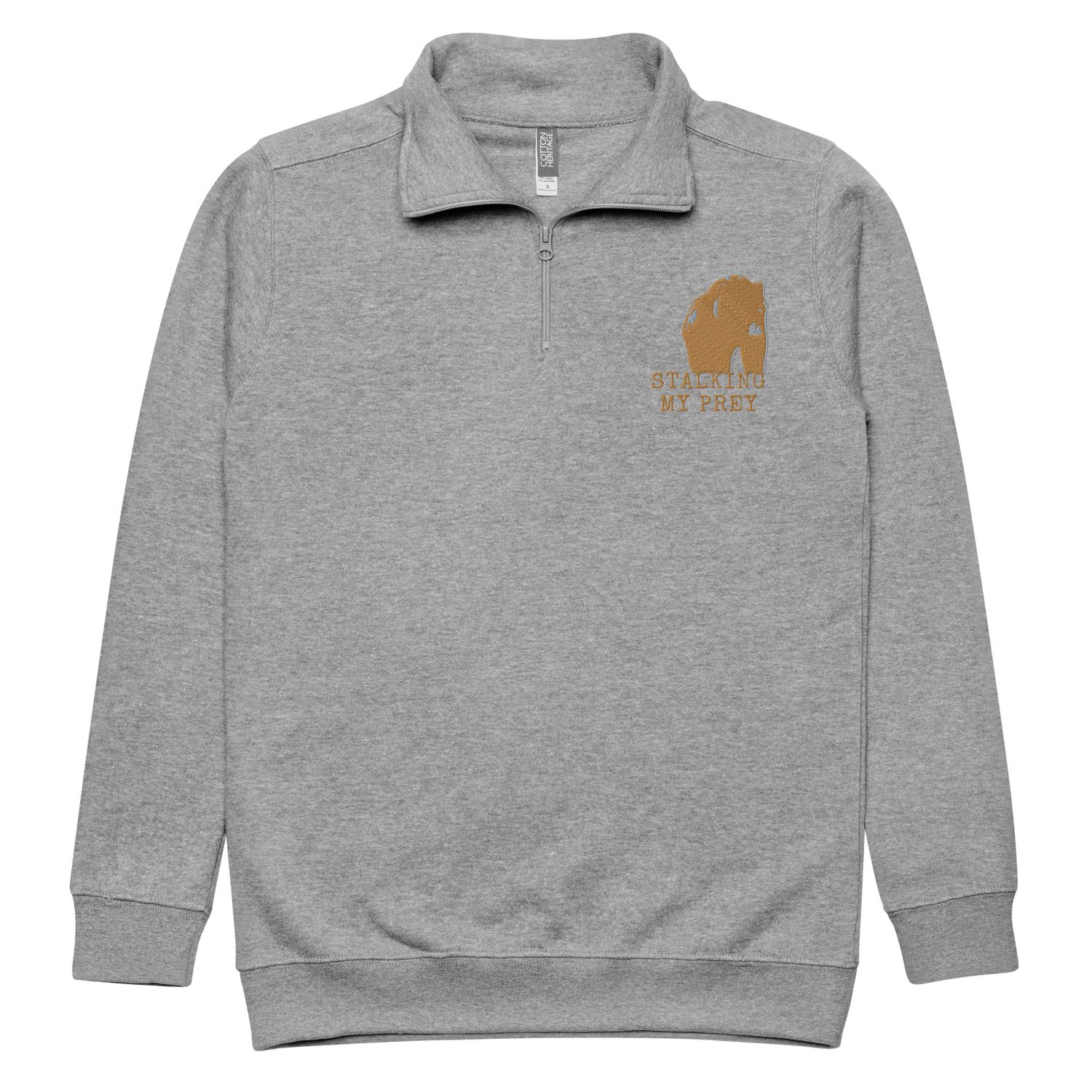 Stalking My Prey fleece pullover