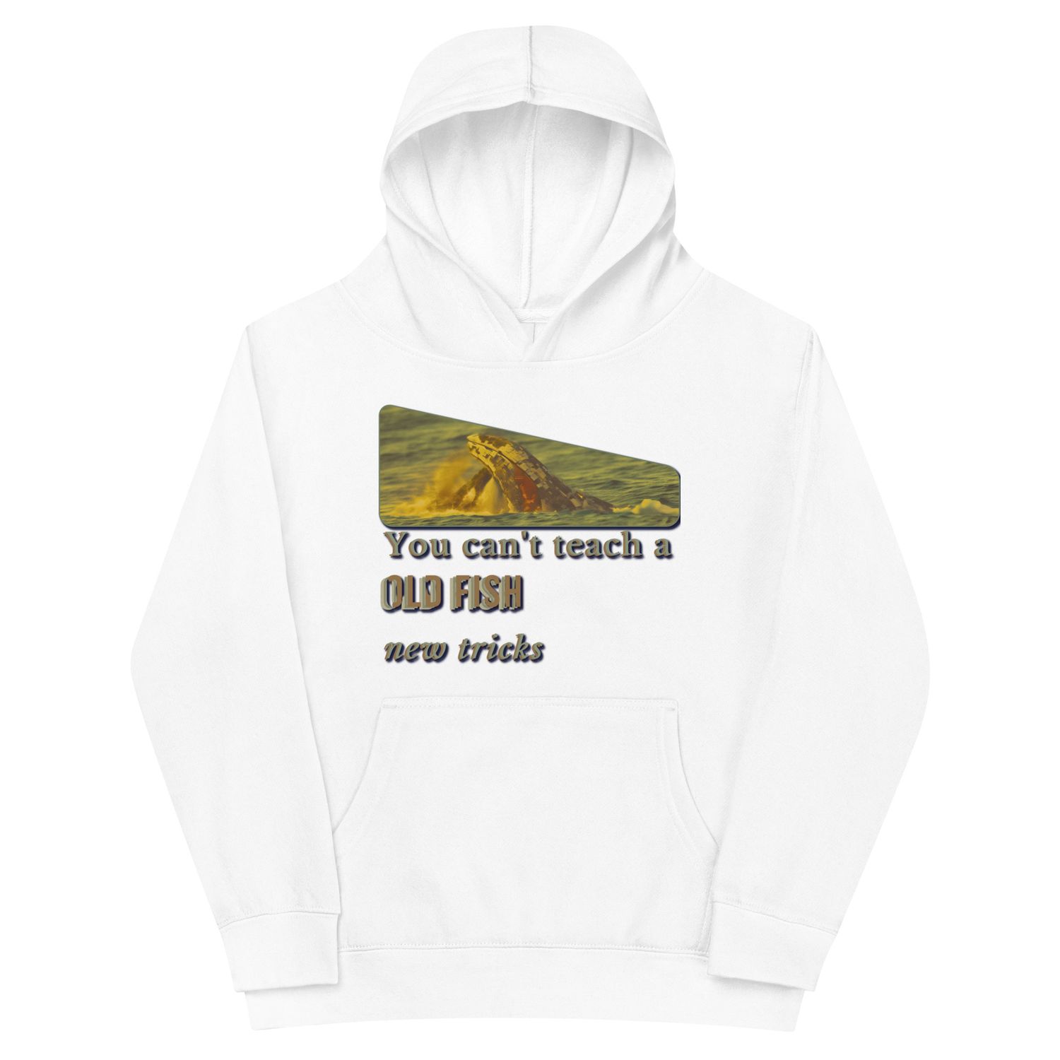 Old Fish fleece hoodie