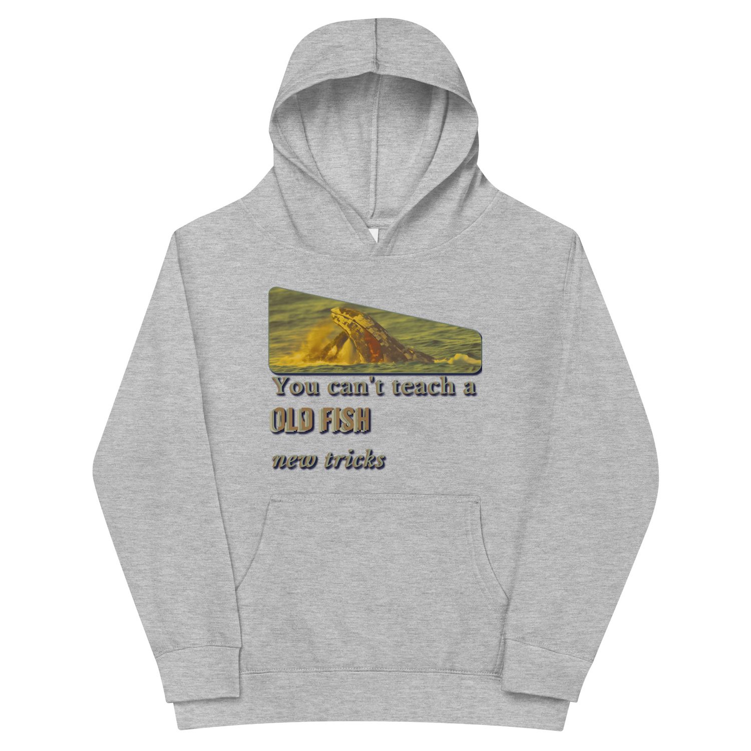 Old Fish fleece hoodie