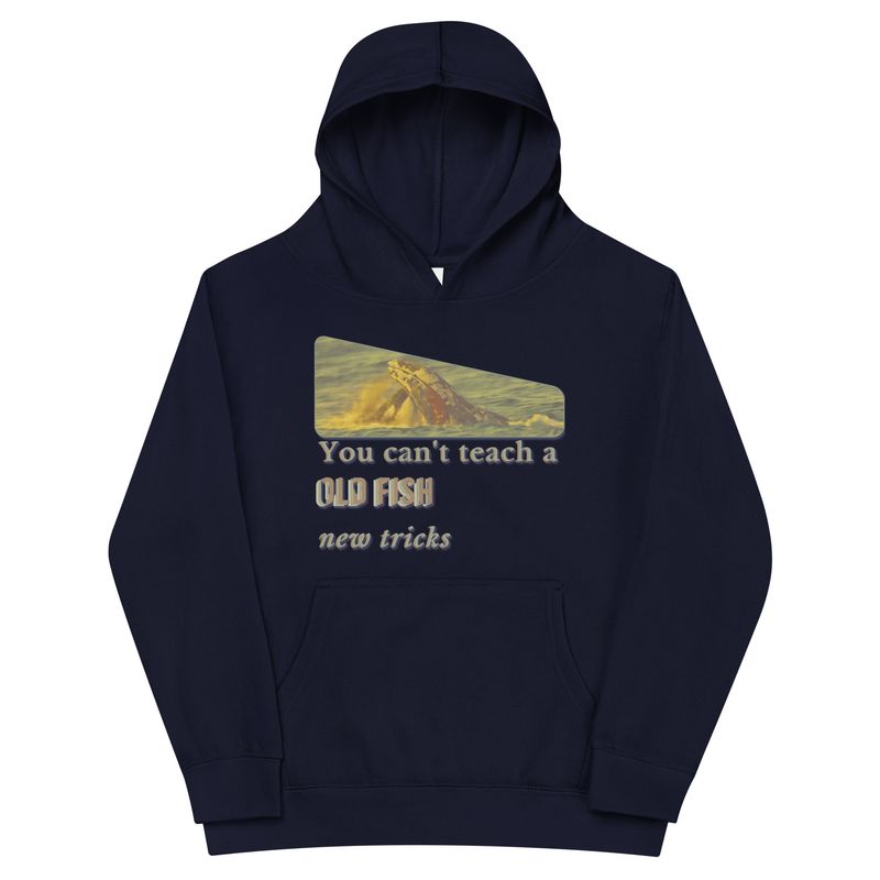 Old Fish fleece hoodie